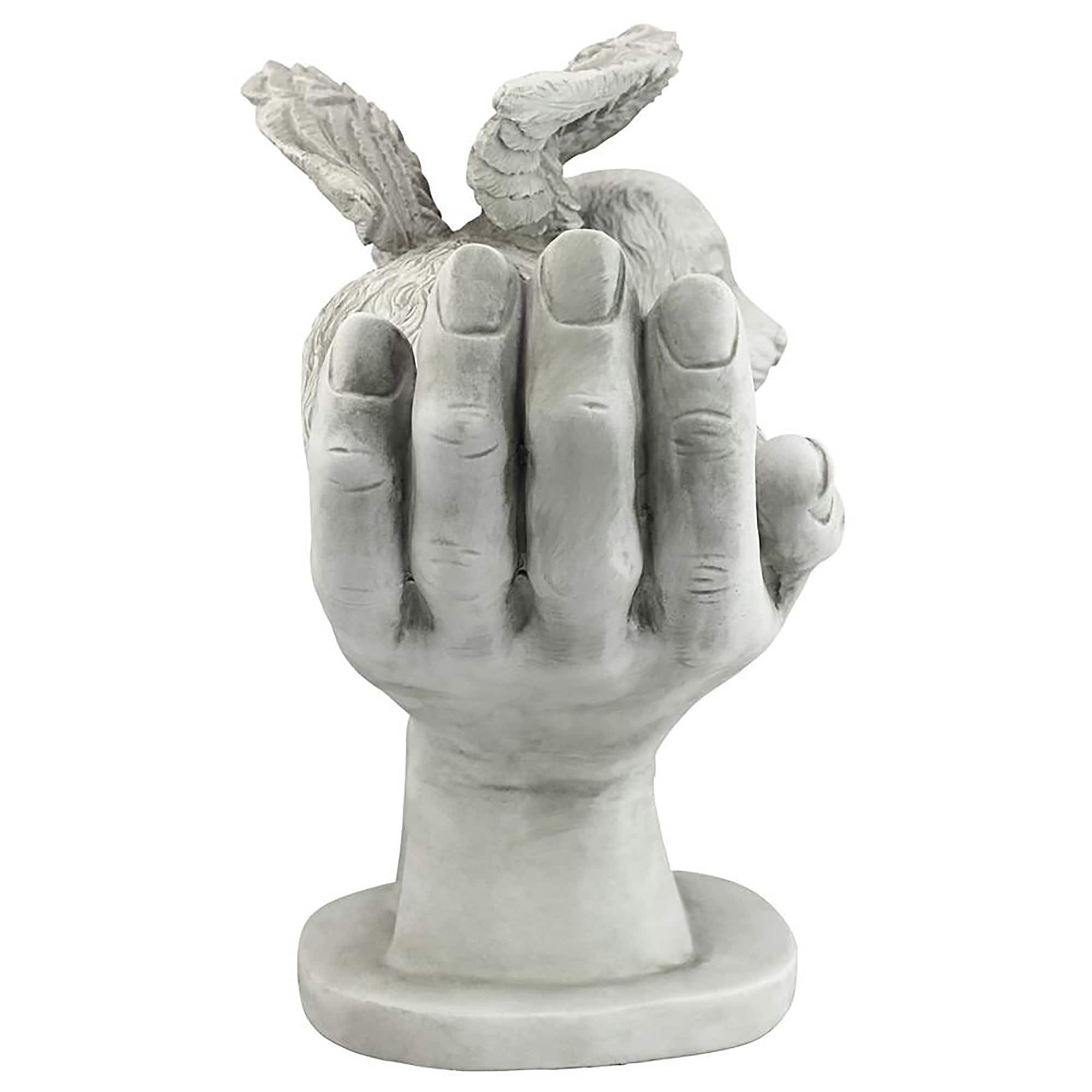 Design Toscano 15.5&#x22; In God&#x27;s Hands Dog Memorial Statue