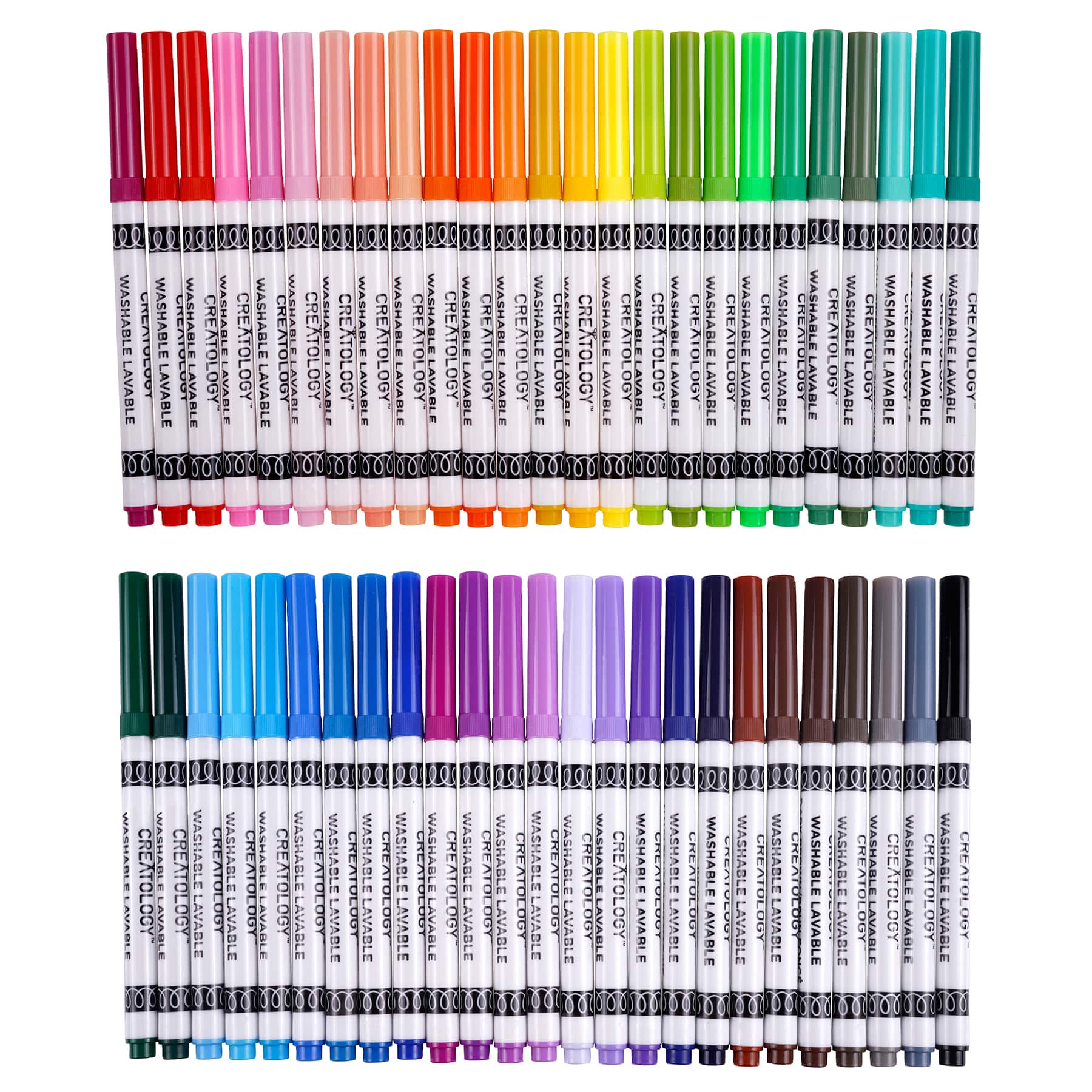 Download 50 Color Round Tip Washable Marker Set By Creatology Michaels