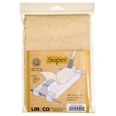 Lineco/University Products Super Cotton Bookbinding Weave, 18" x 30"