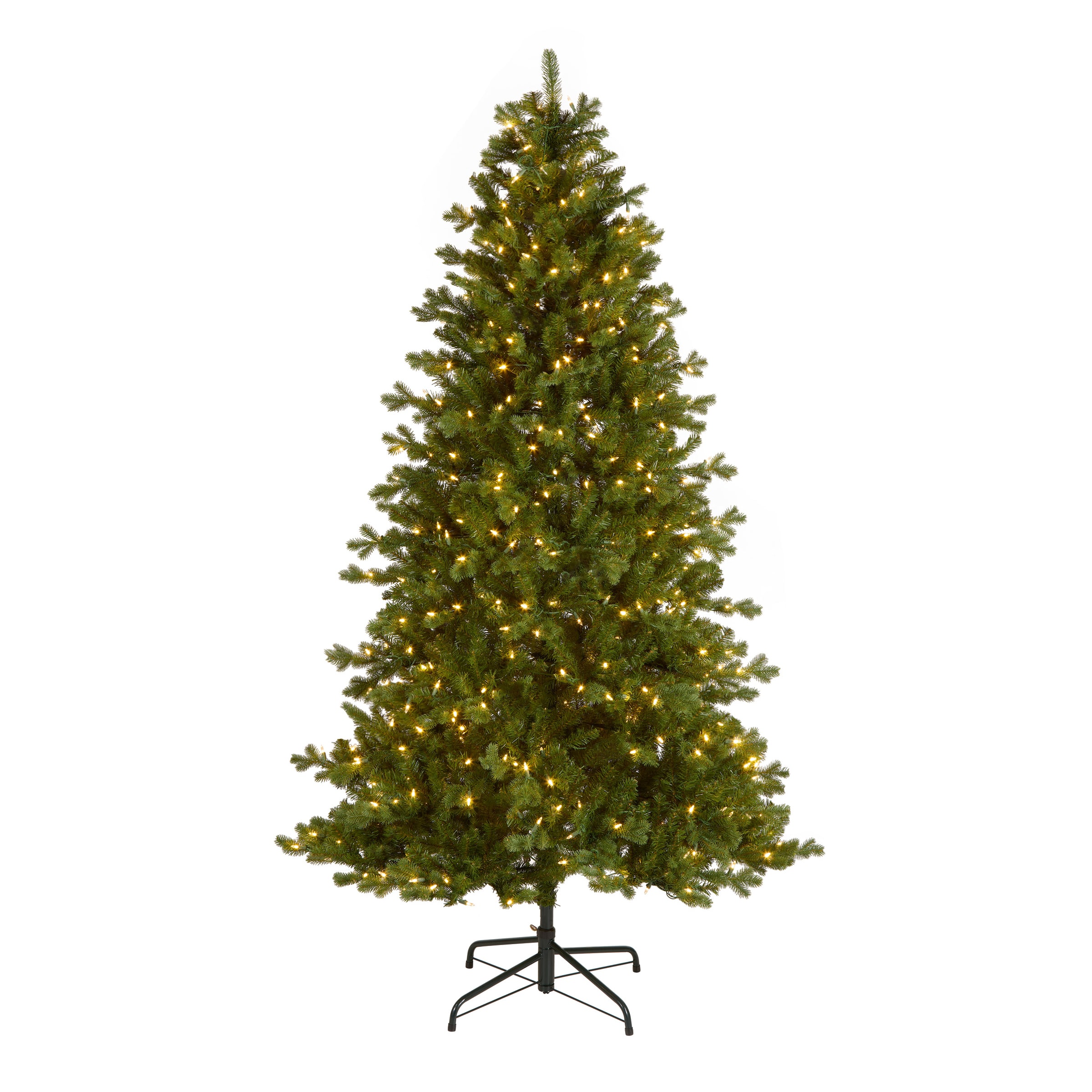 7.5ft. Pre-Lit Northern Spruce Memory-Shape® Artificial Christmas Tree, Dual Color® LED Lights and Music Match®
