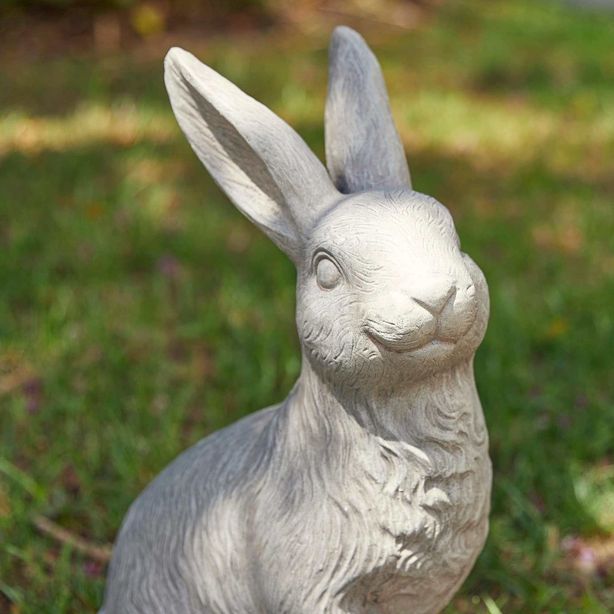 Glitzhome&#xAE; 18&#x22; MGO Sitting Rabbit Garden Statue