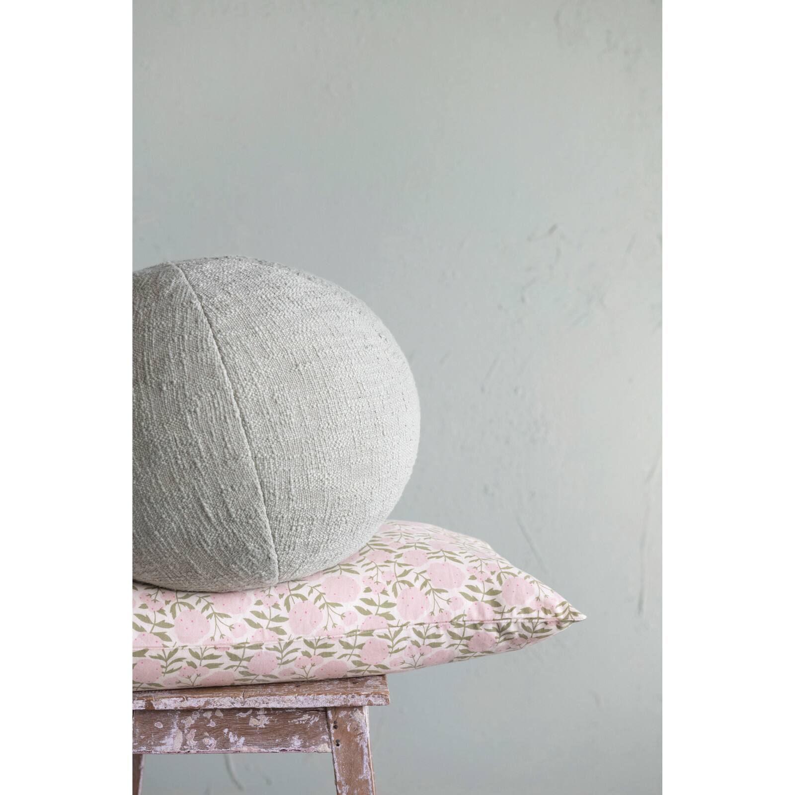 Hello Honey&#xAE; Sage Cotton Slub Orb Pillow