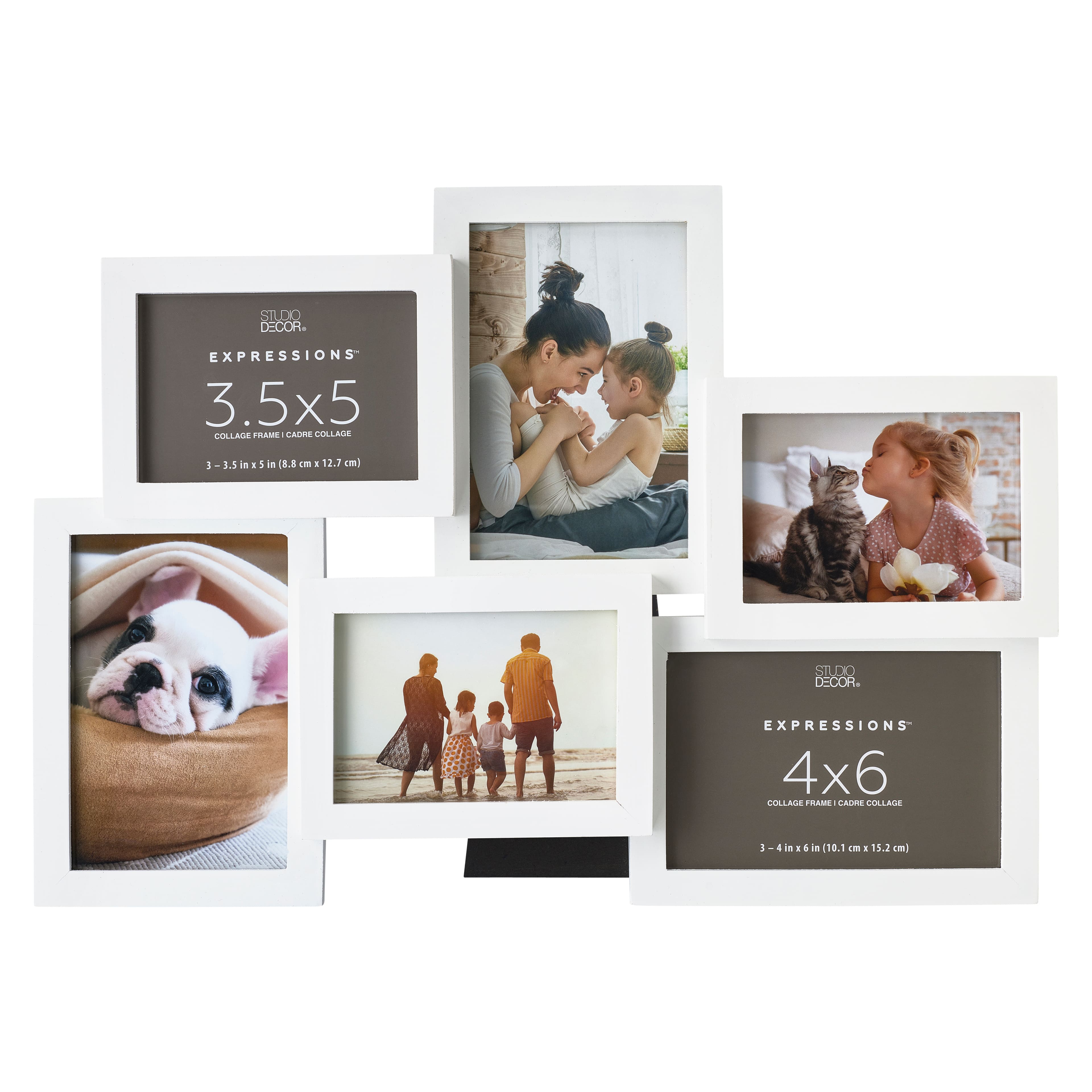 12 Pack: 6 Opening White Collage Frame, Expressions™ by Studio Décor®