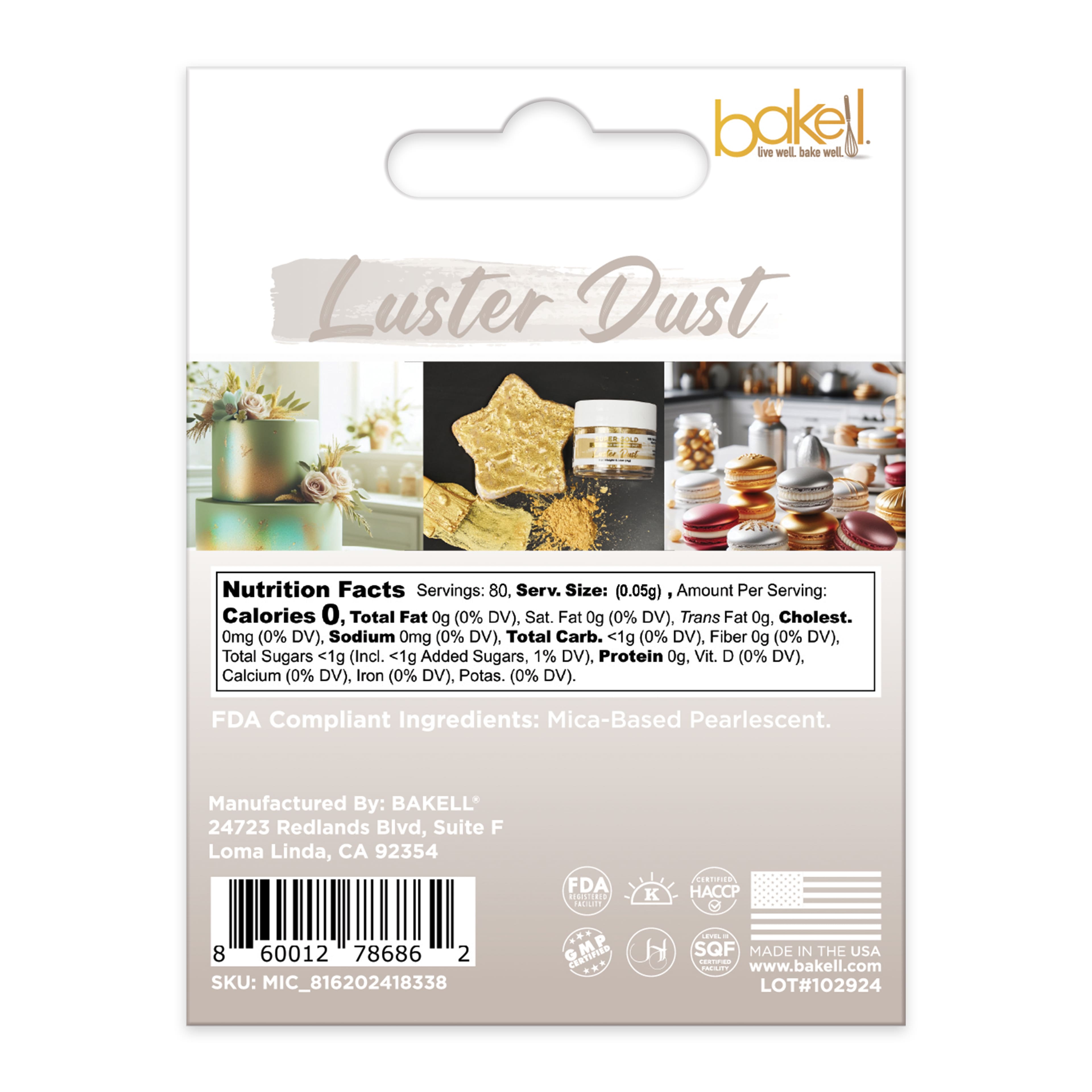 Bakell&#xAE; Edible Luster Dust
