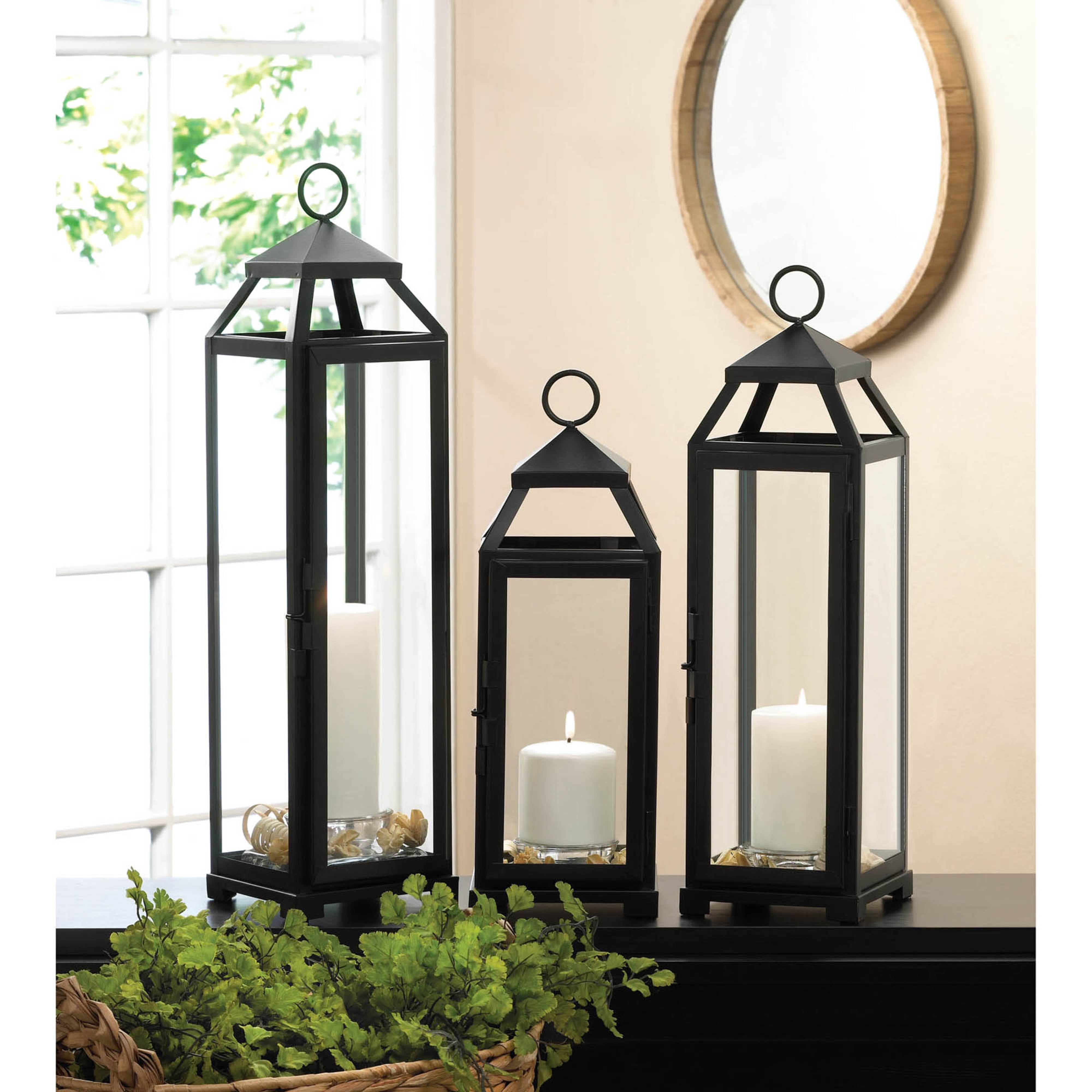 15.5&#x27;&#x27; Lean &#x26; Sleek Candle Lantern