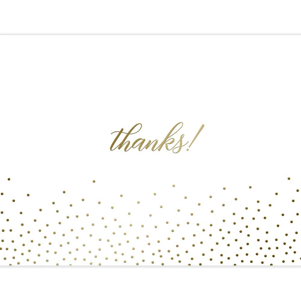 JAM Paper Confetti Premium Thank You Cards &#x26; Envelopes, 12ct.