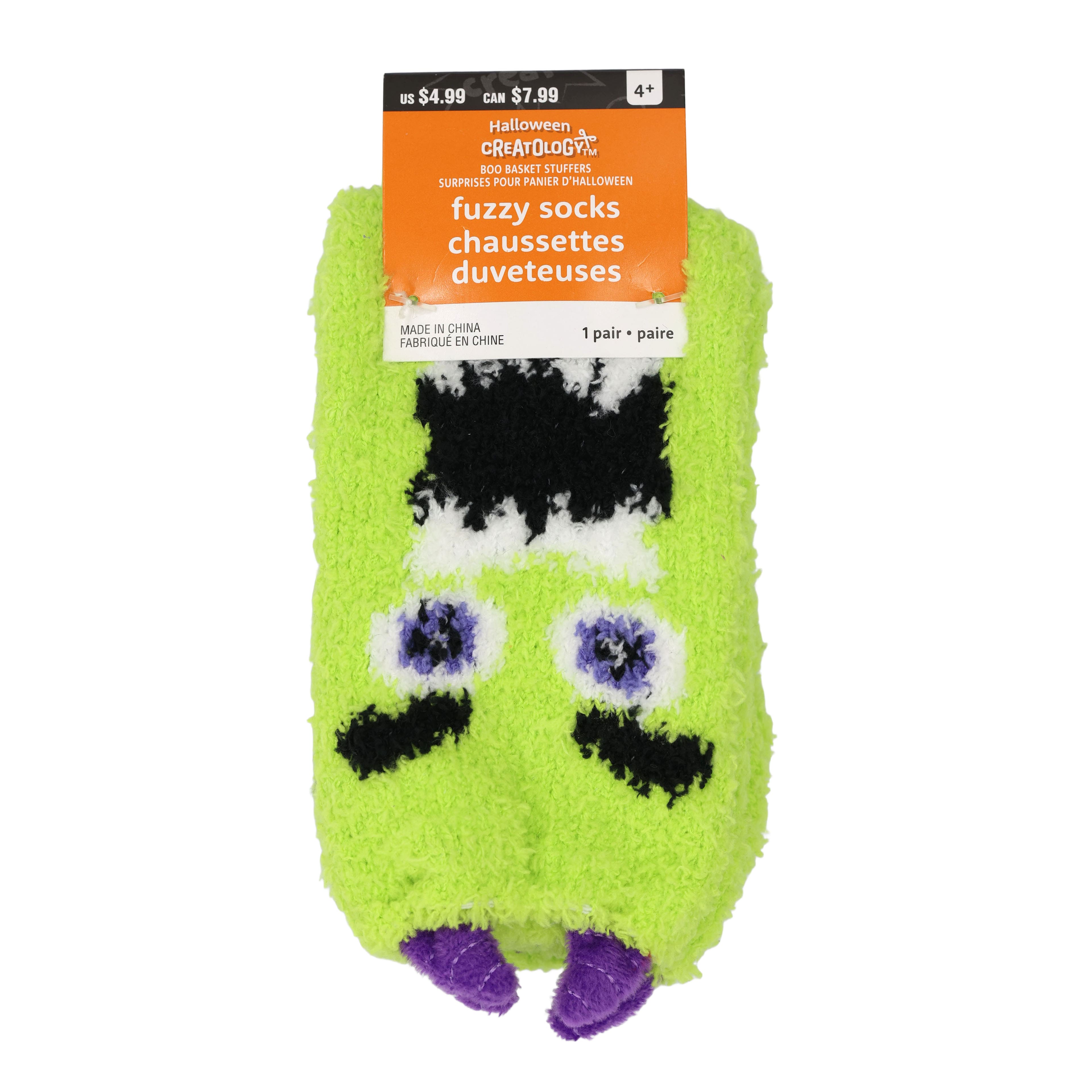 Green Monster Fuzzy Socks by Creatology&#x2122;