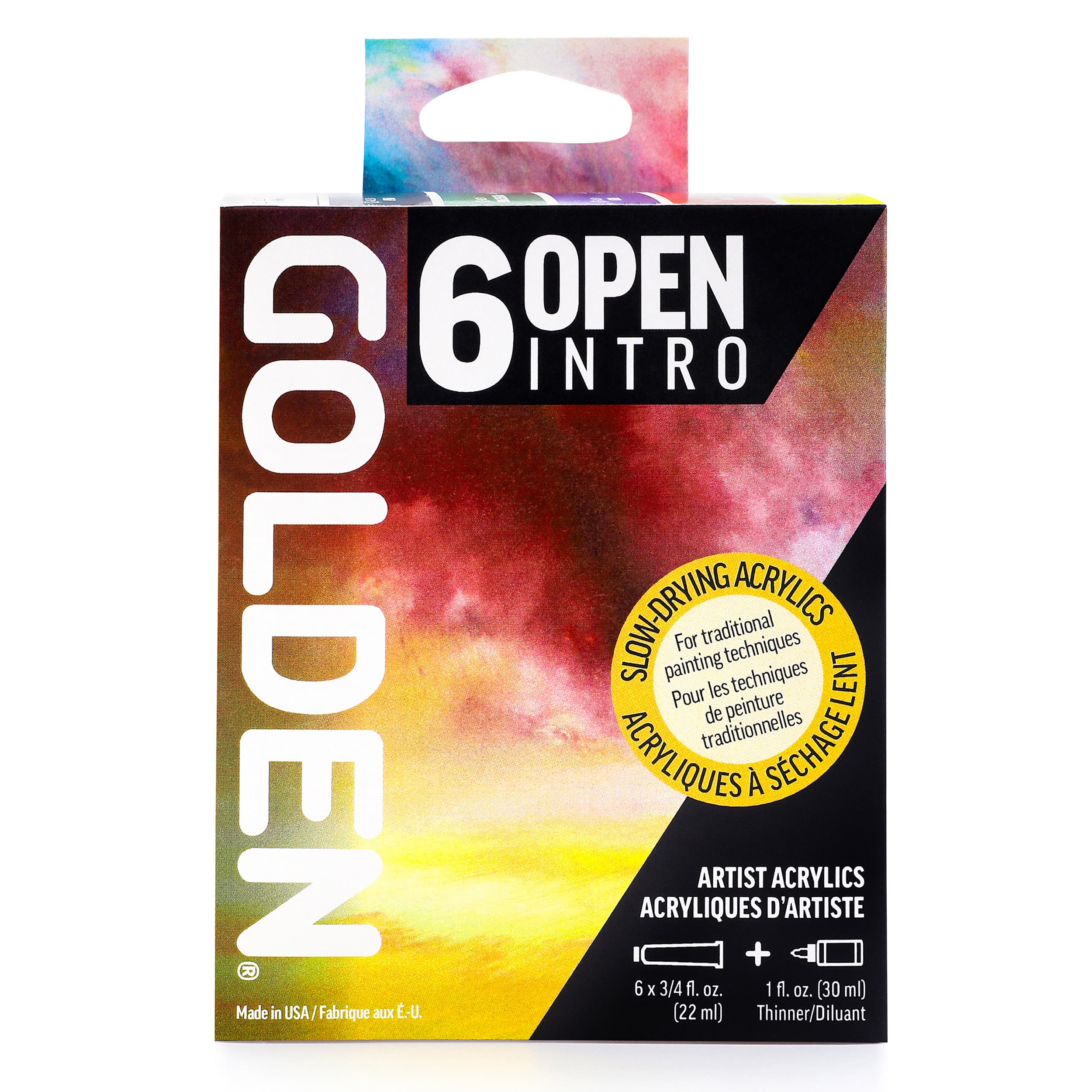 Golden&#xAE; OPEN Slow-Drying Acrylics Intro Set