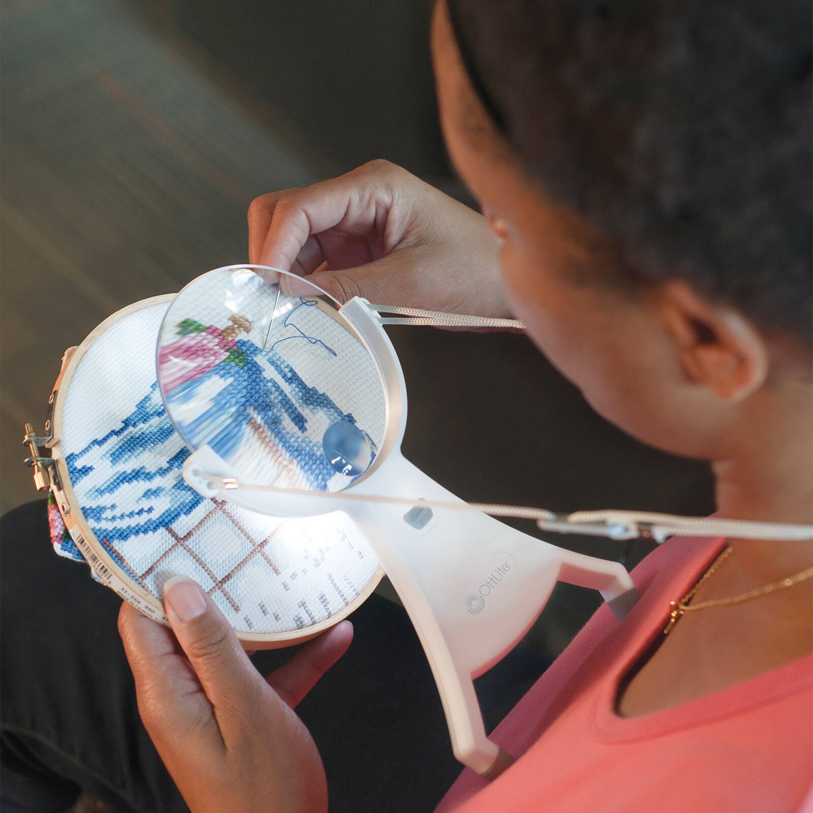 OttLite Reading & Travel LED Magnifier Set