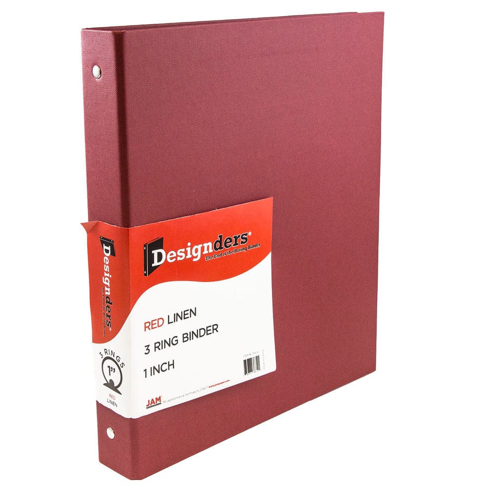 3-Inch Heavy Duty 3-Ring Binder – Side Opening | Carstens Pink