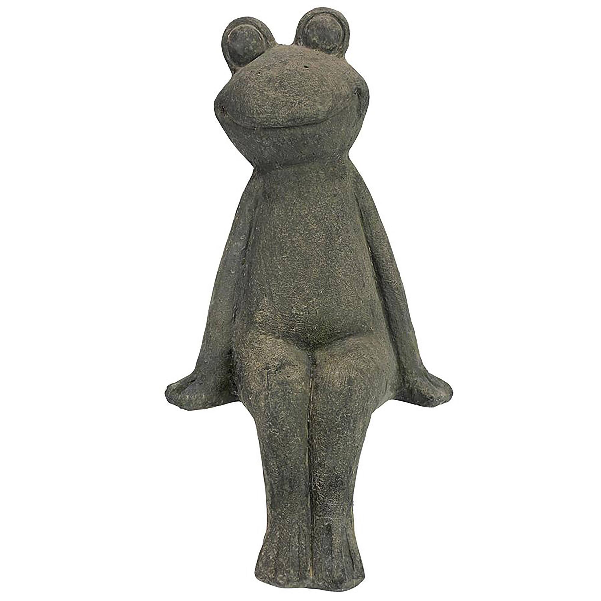 Design Toscano 16.5&#x22; Take a Toad Off Sitting Frog Statue