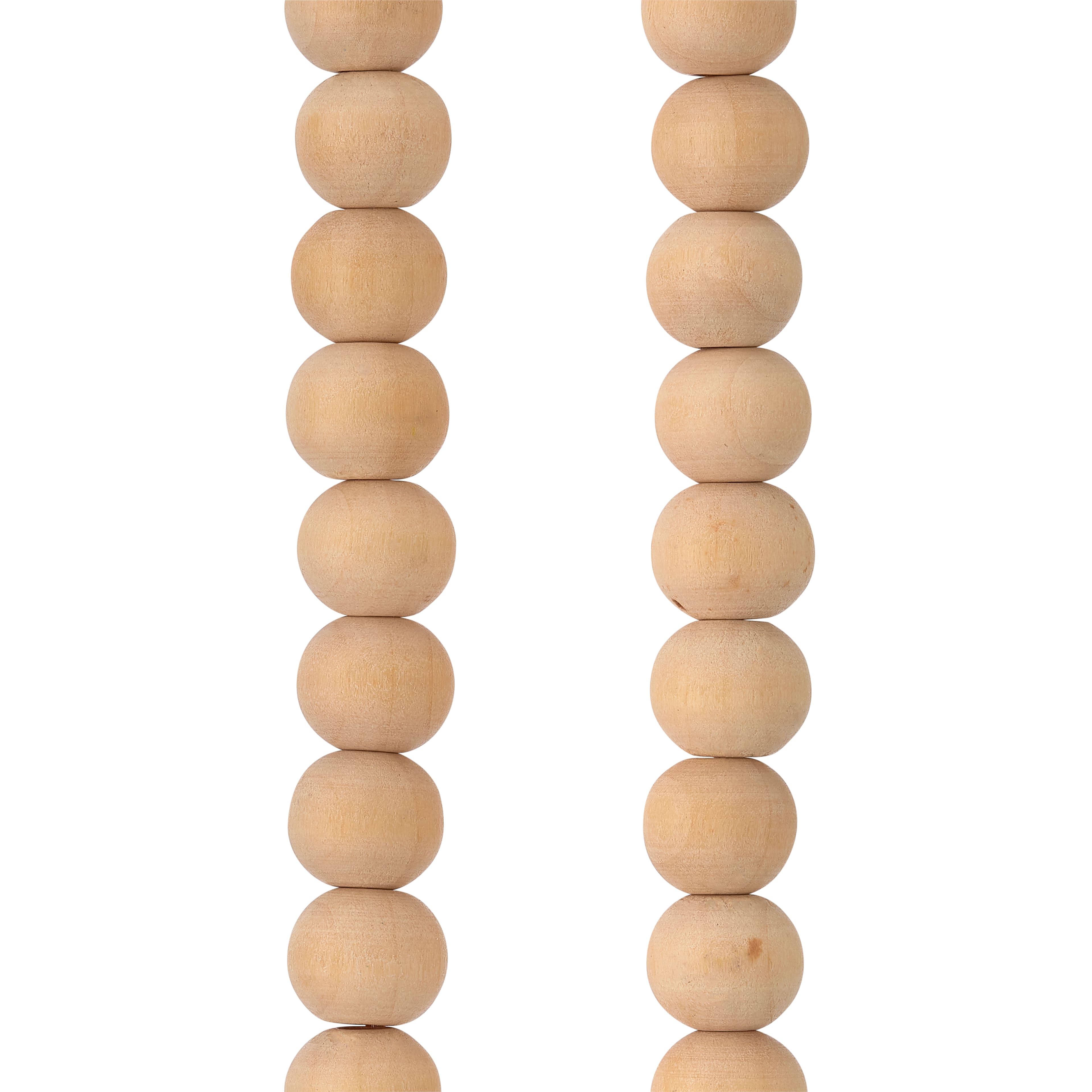 Light Natural Wooden Round Beads, 10mm by Bead Landing™