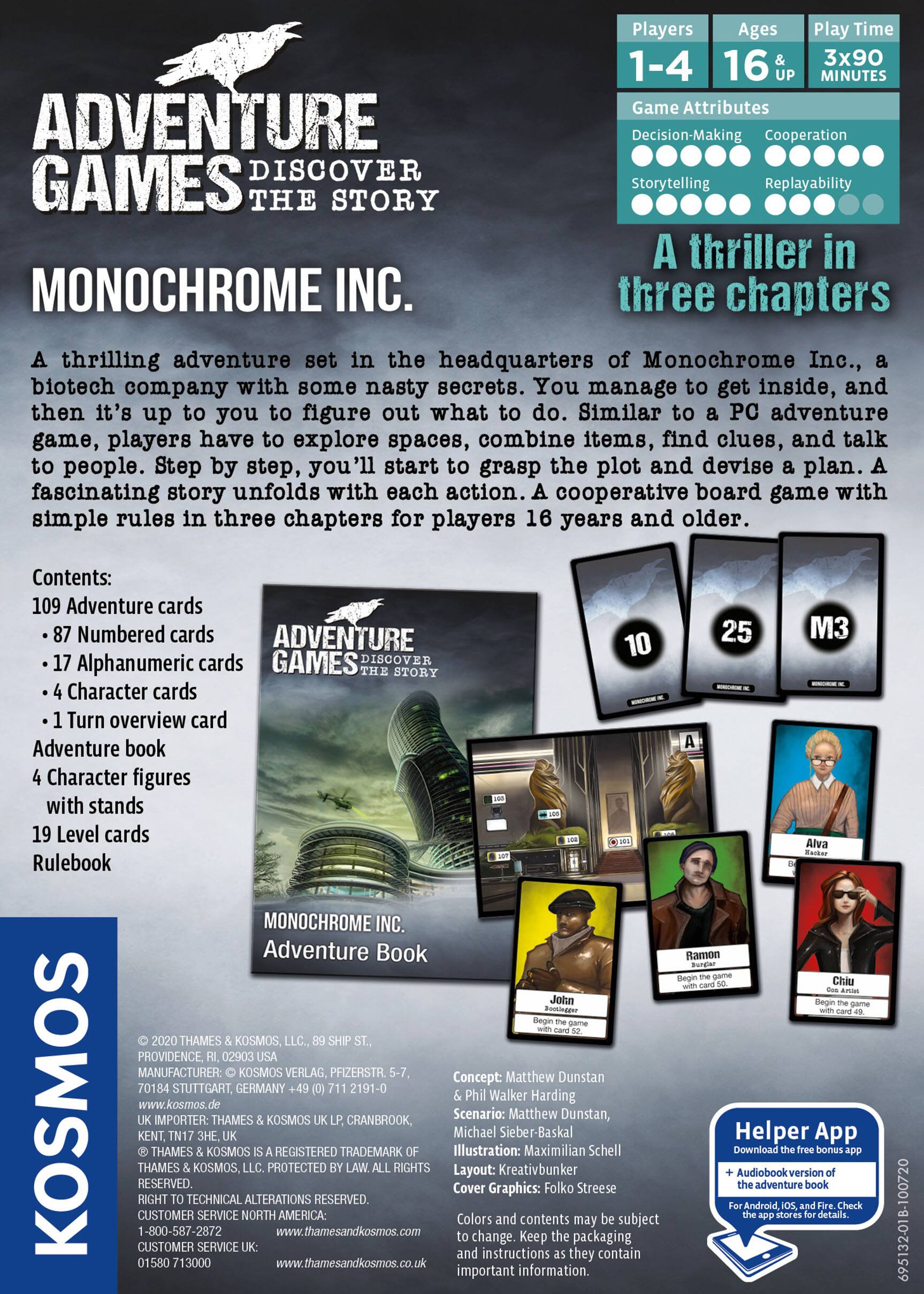 Thames &#x26; Kosmos Adventure Games: Monochrome Inc.