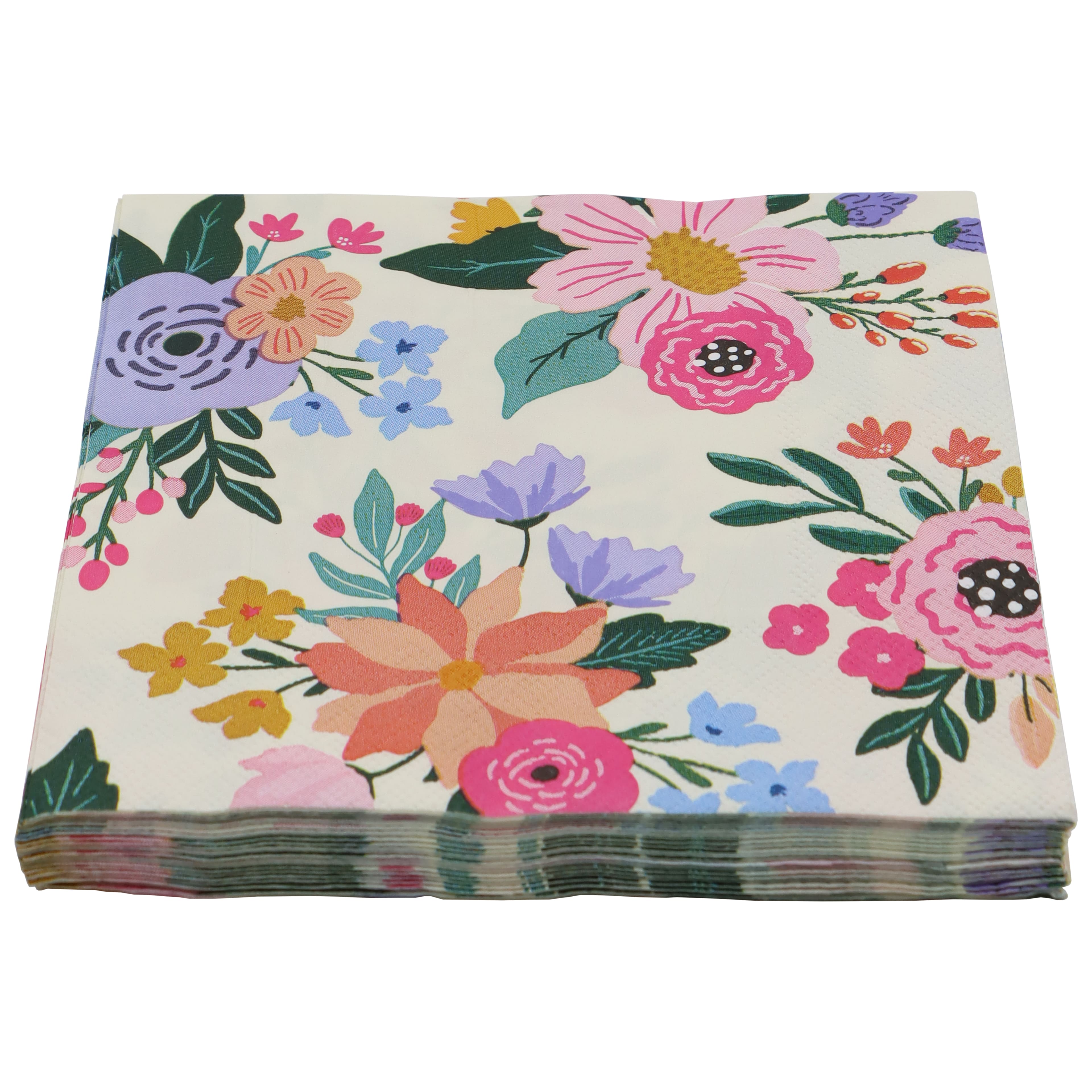 12 Packs: 20 ct. (240 total) Flower Print Lunch Napkins by Celebrate It™
