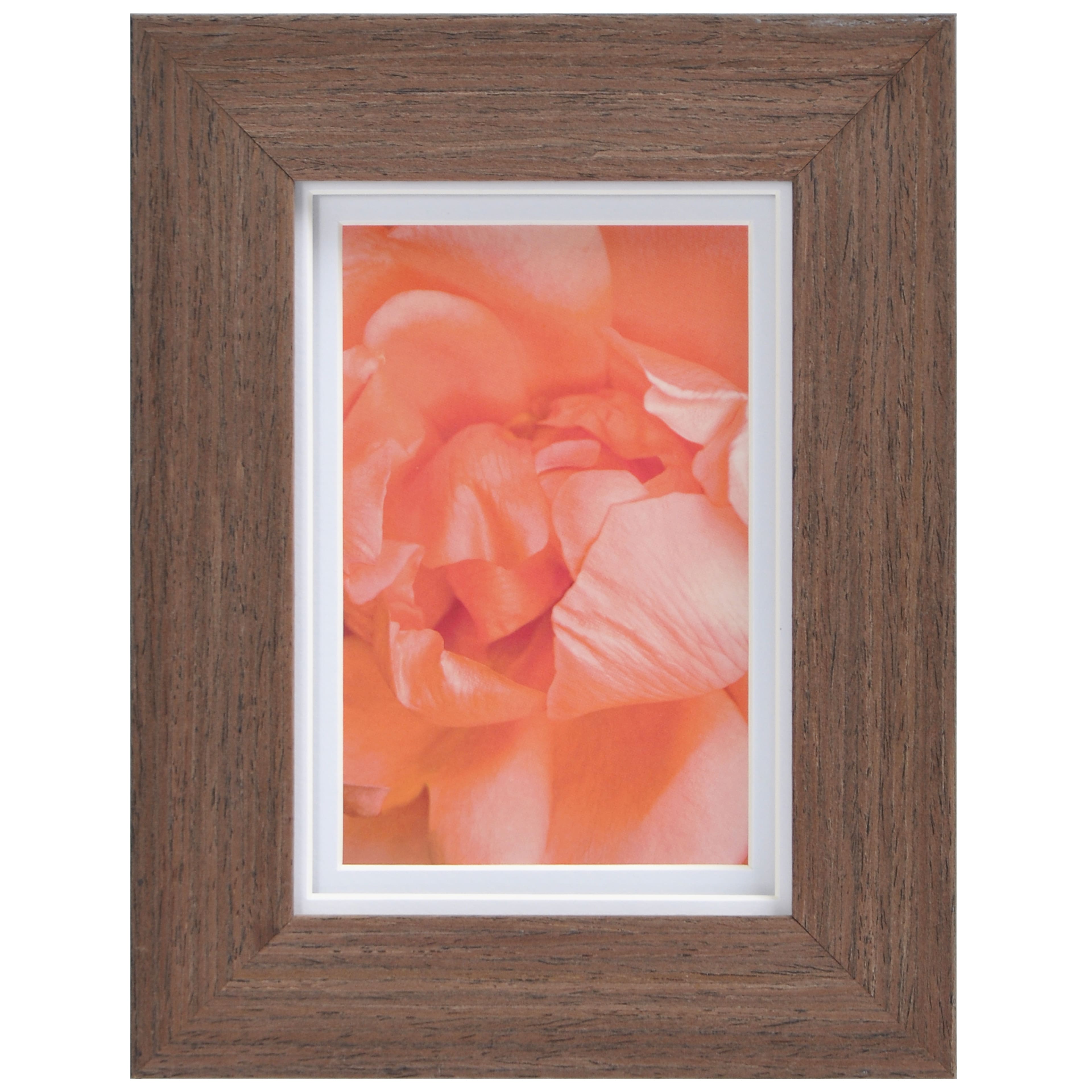 6 Pack: Gallery&#x2122; Medium Brown Frame with Mat by Studio D&#xE9;cor&#xAE;