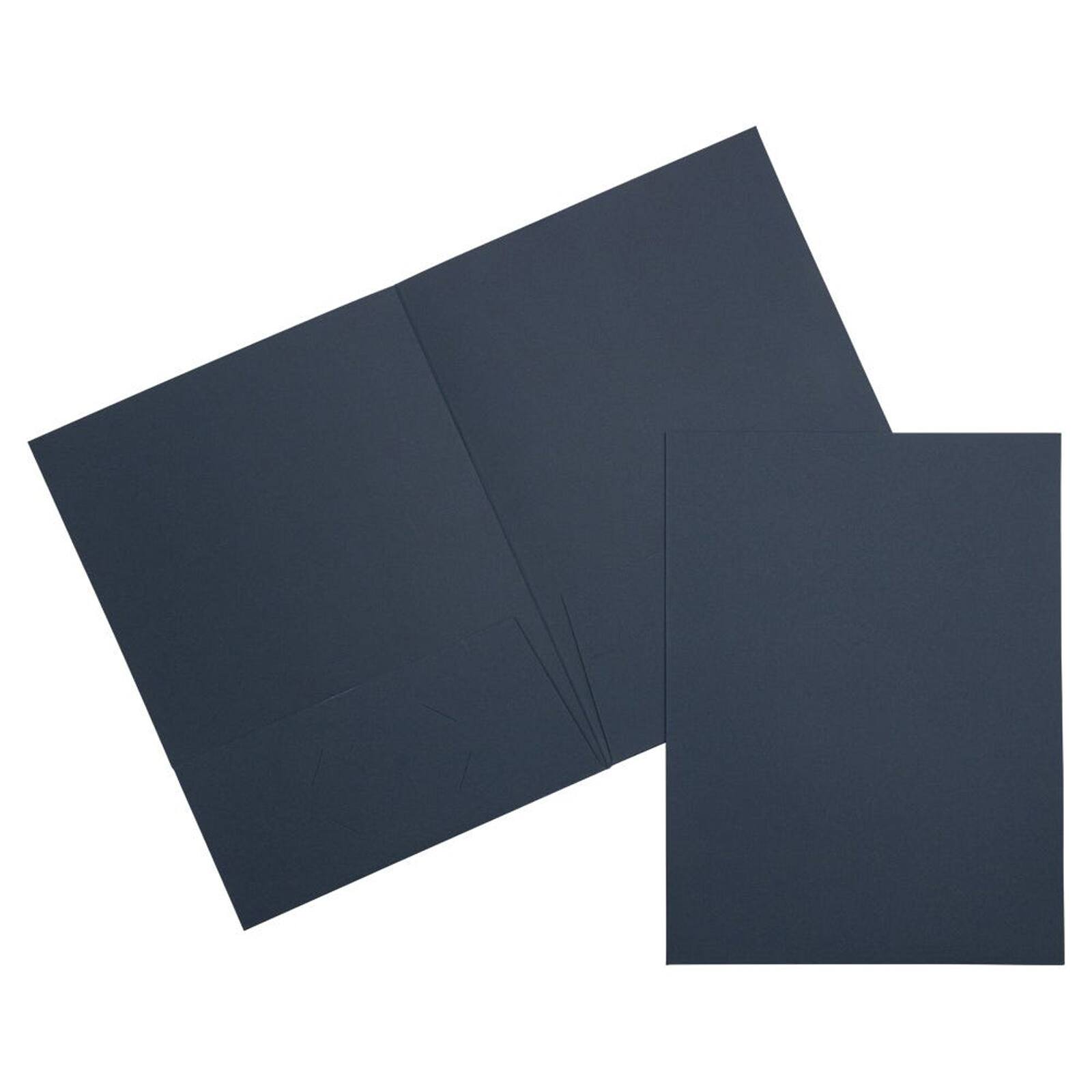 JAM Paper 9.5&#x22; x 11.5&#x22; 2-Pocket Linen Folders, 6ct.