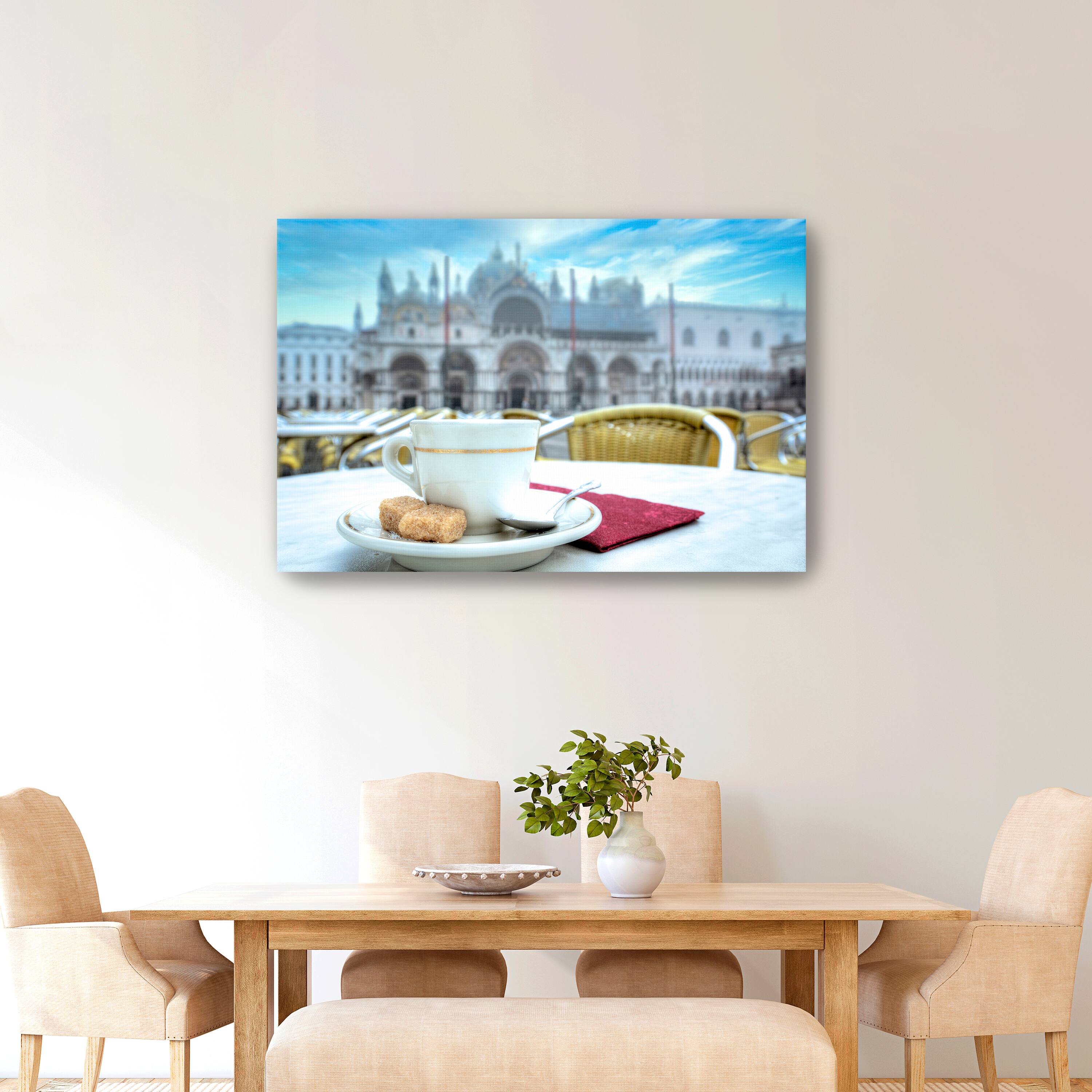 Lumaprints Caffe Piazza San Marco No.1 Canvas Wall Art