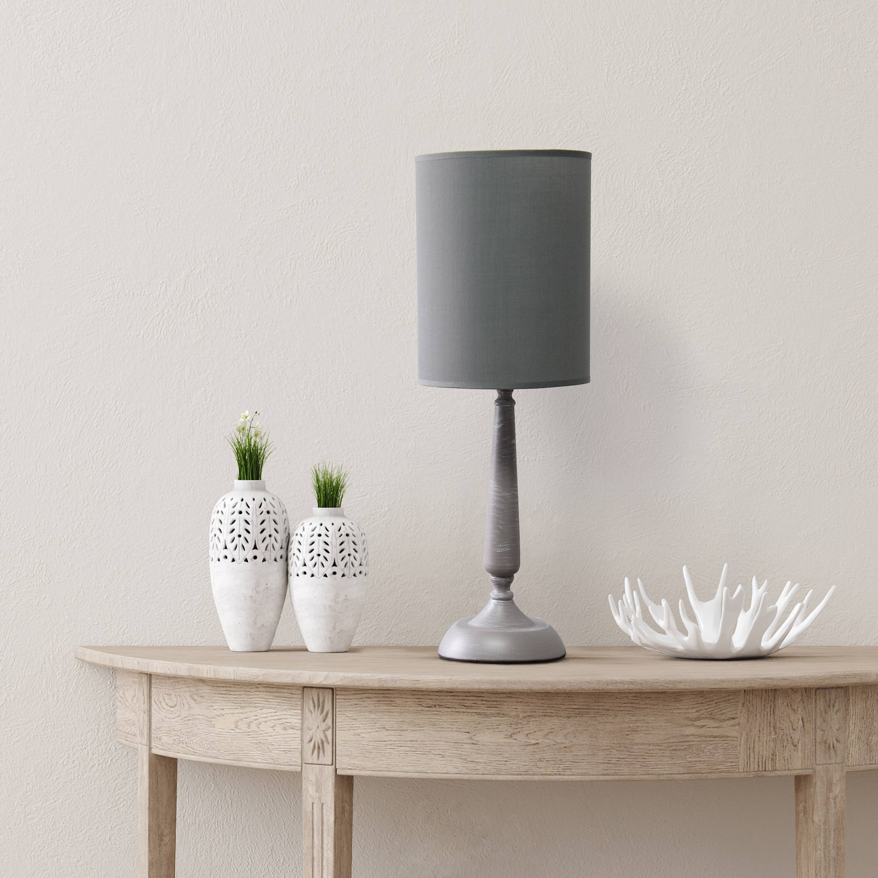 Simple Designs 23&#x22; Traditional Candlestick Table Lamp