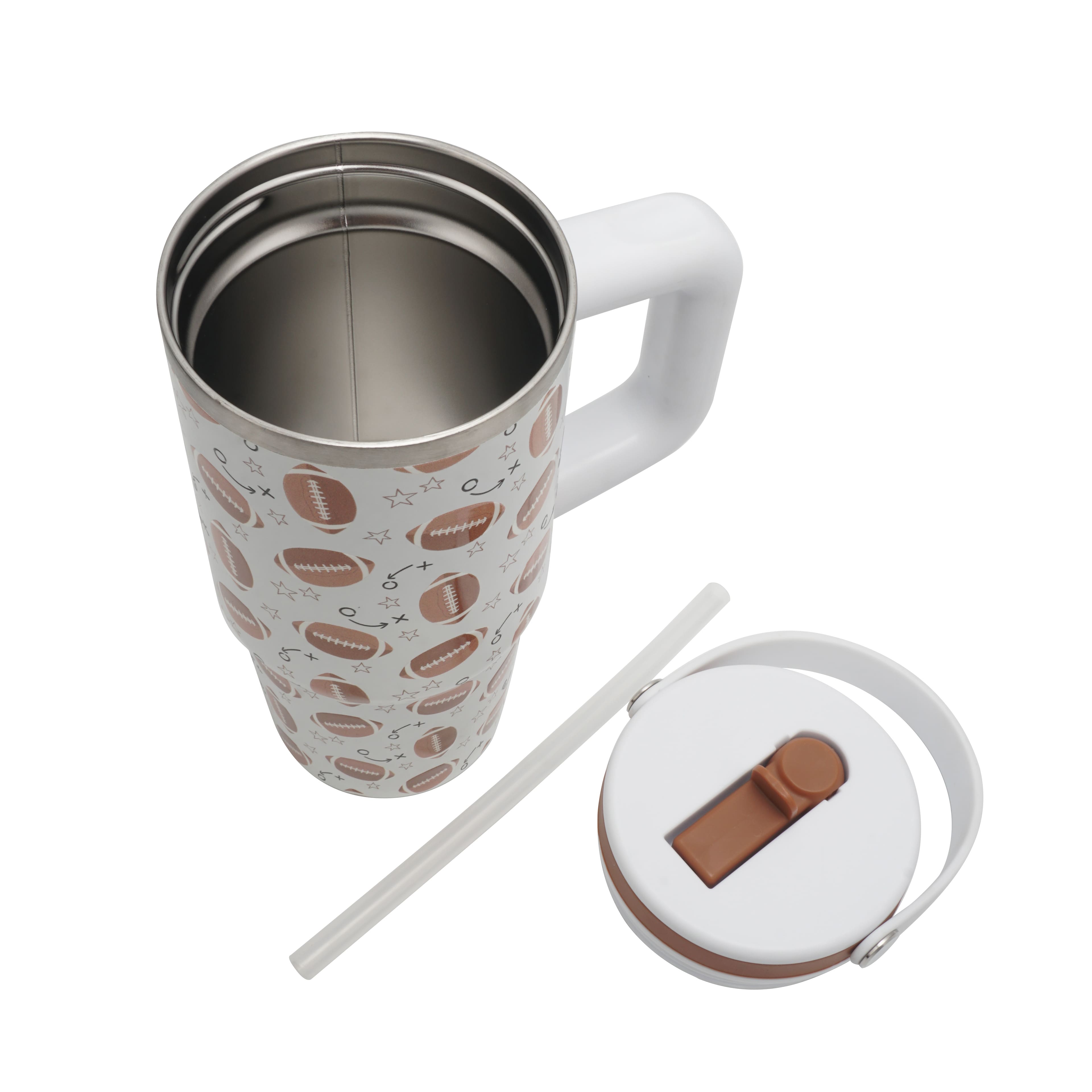 20oz. Football Stainless Steel Insulated Tumbler by Ashland&#xAE;