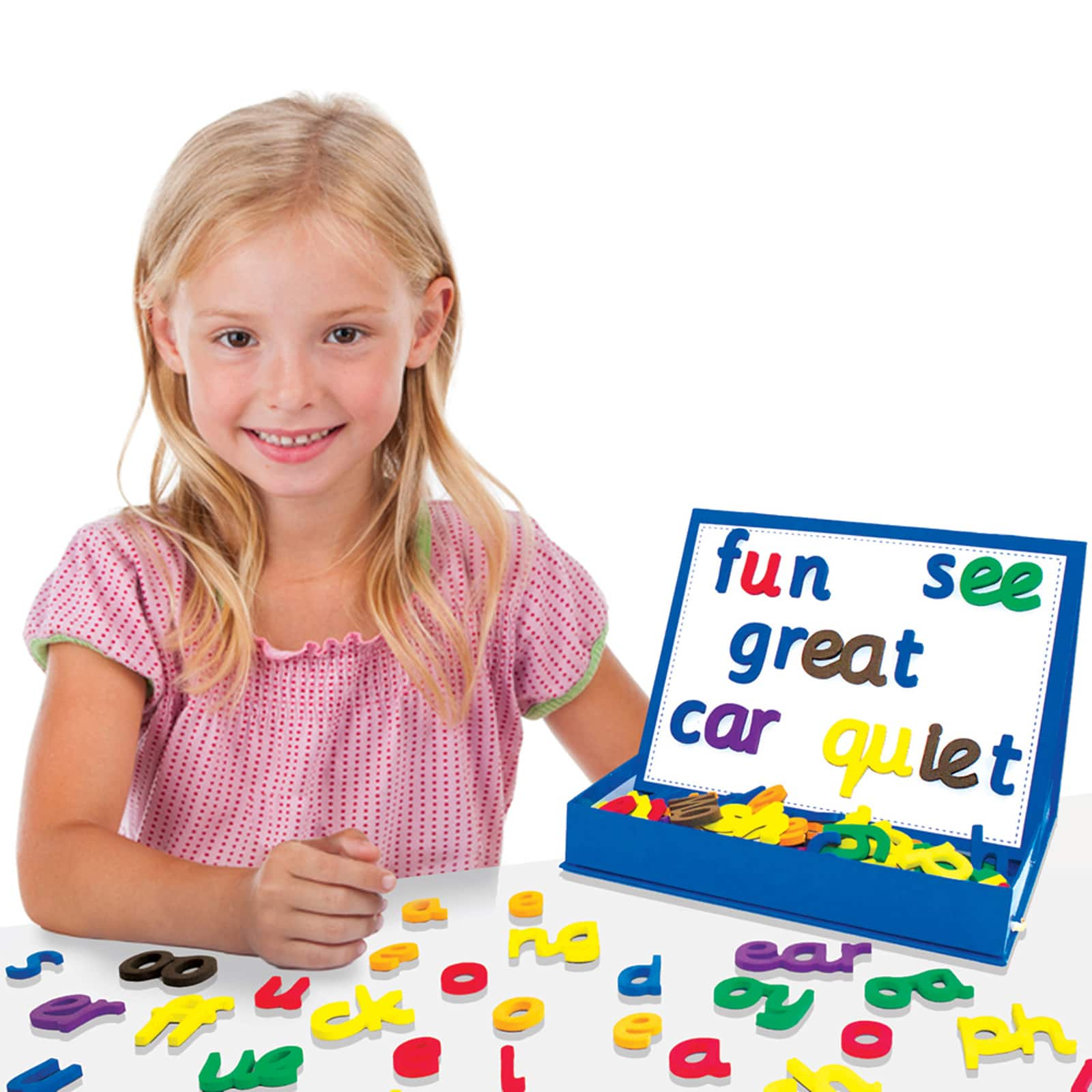 Junior Learning&#xAE; Rainbow Phonics Magnetic Letters