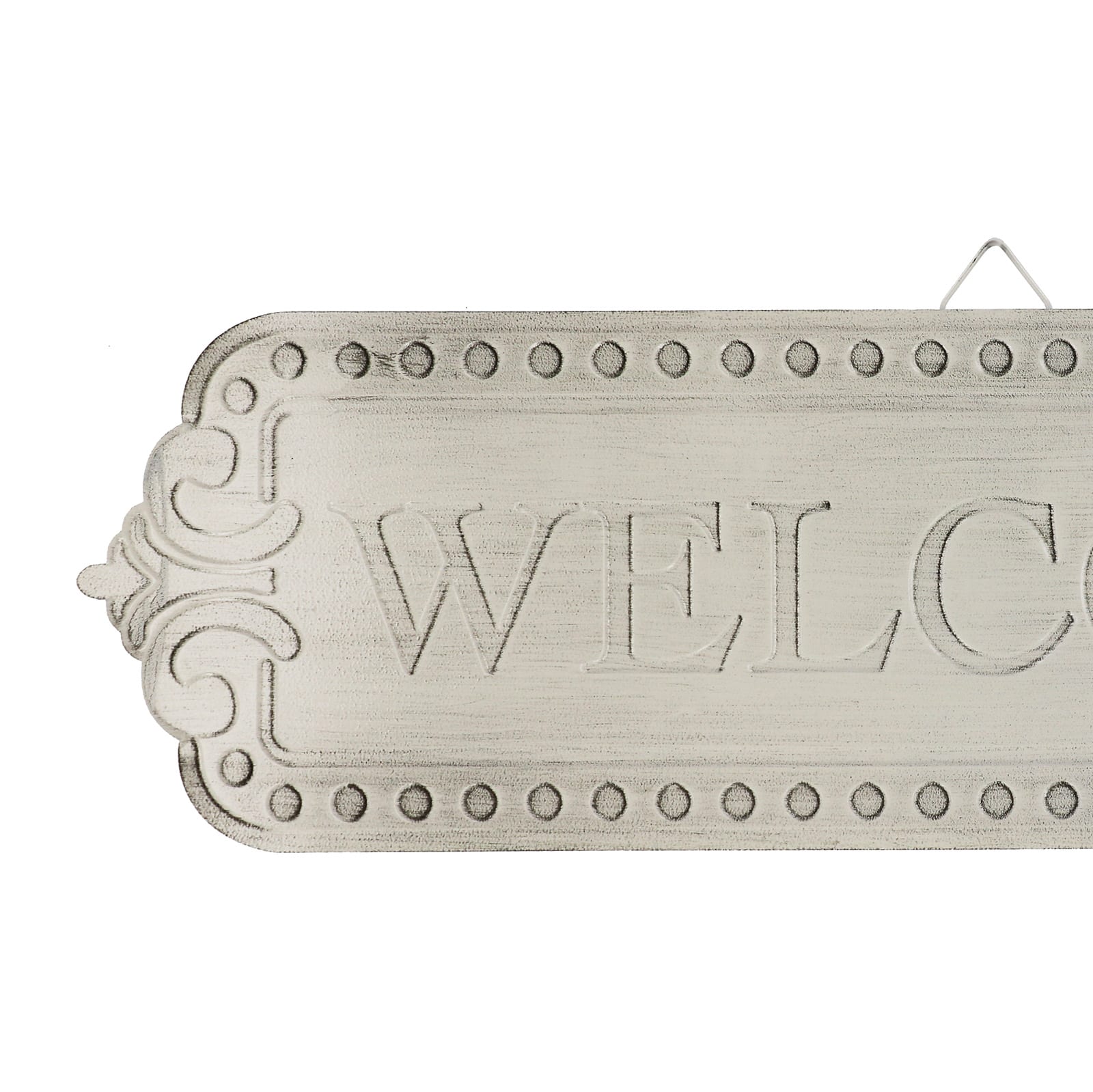 18&#x22; x 5.25&#x22; Metal Welcome Wall D&#xE9;cor by Ashland&#xAE;