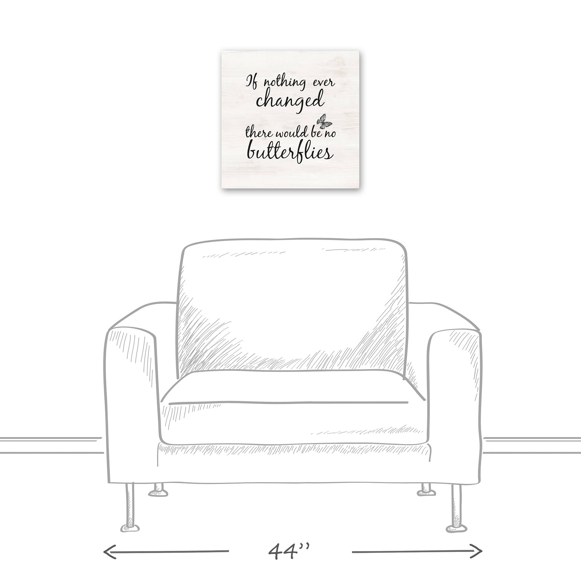 If Nothing Ever Changed 12" x 12" Canvas Wall Art