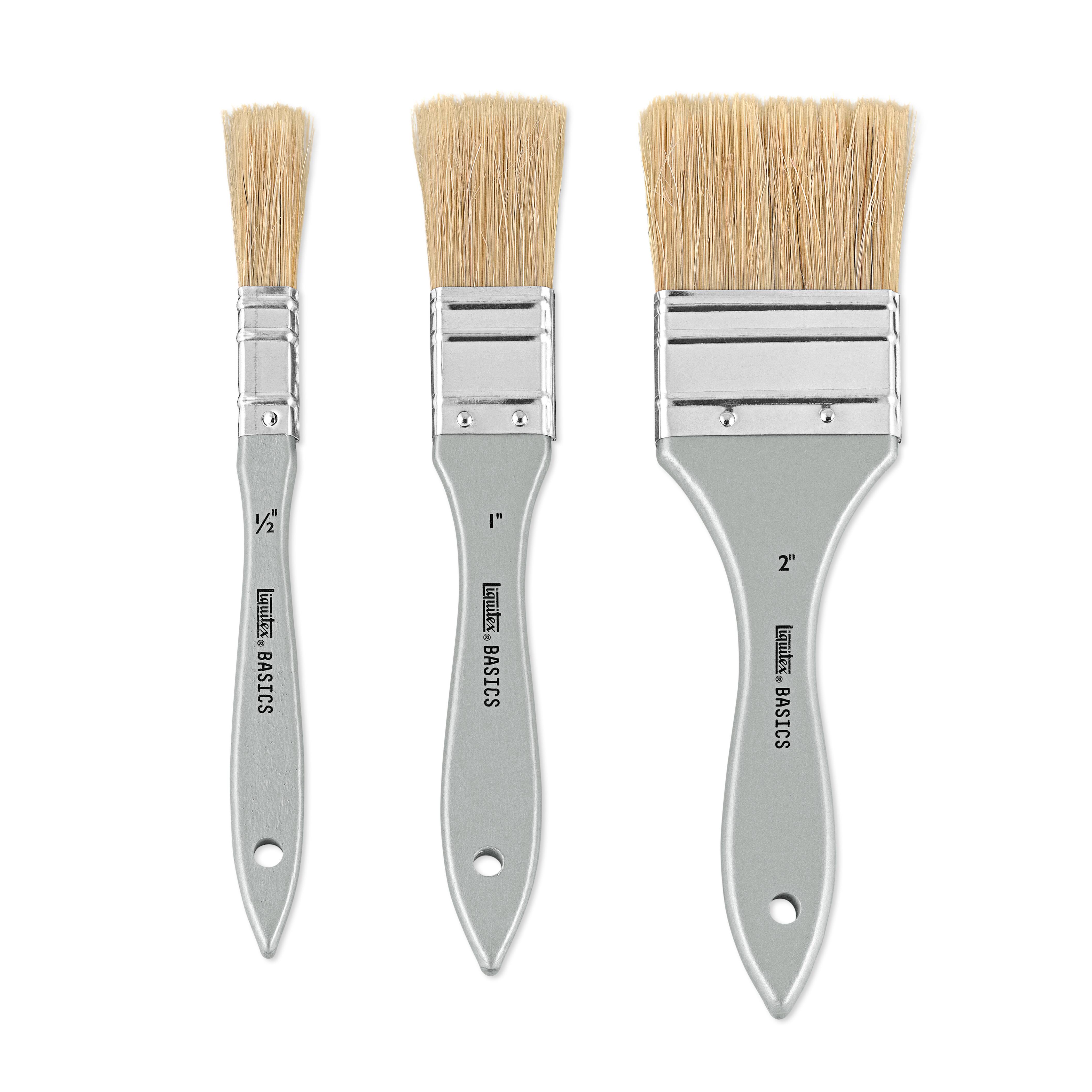 Liquitex&#xAE; BASICS&#xAE; Natural Hair 3 Piece Brush Set