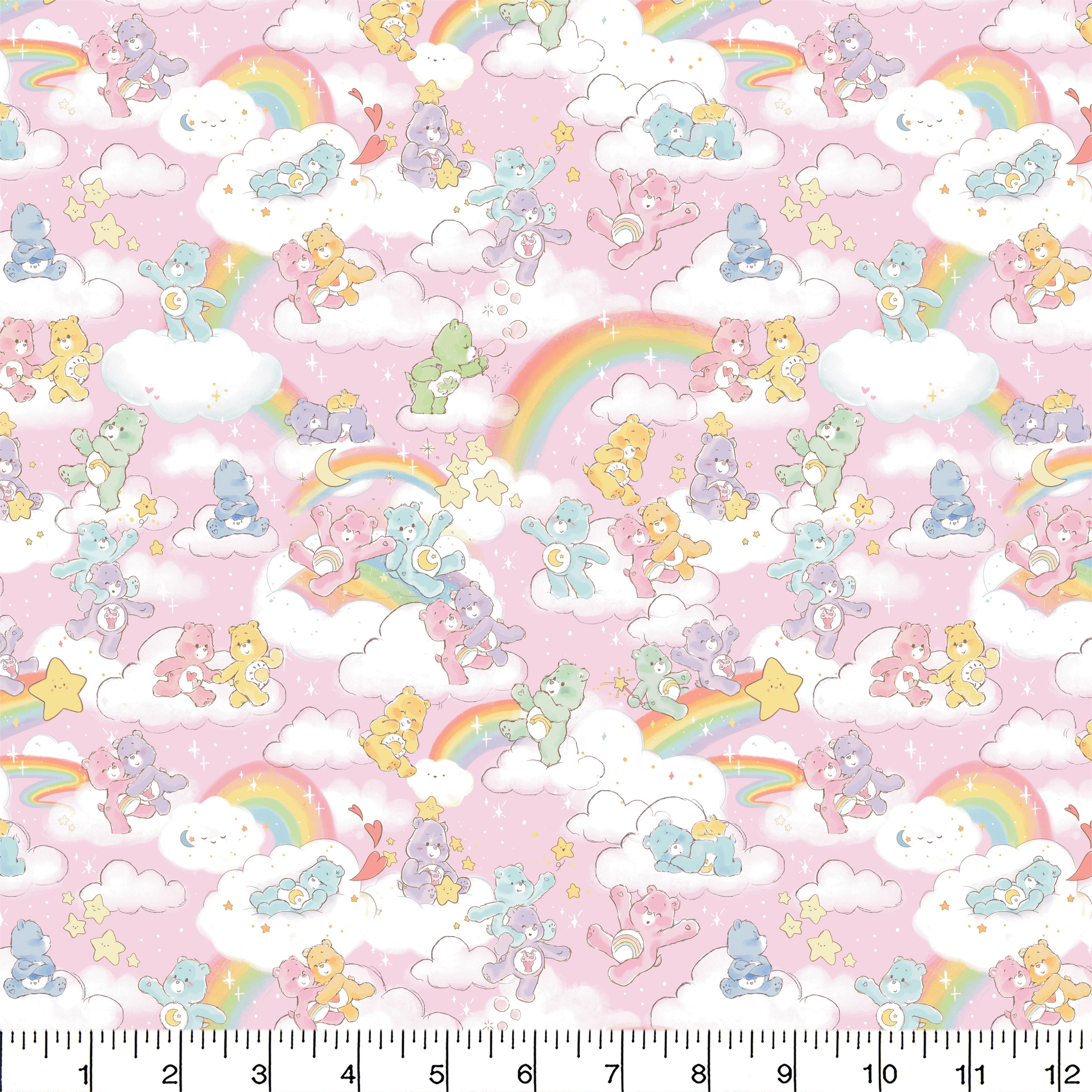 Care Bears&#xAE; Rainbow Playtime Cotton Fabric