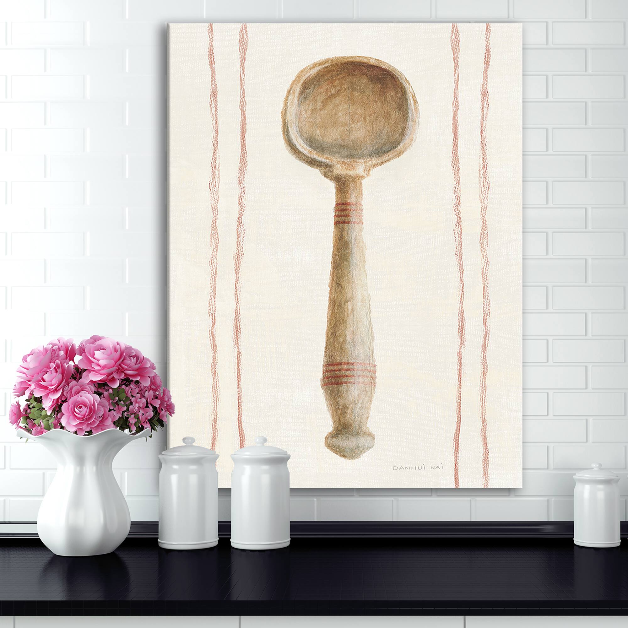 Designart - Farm Kitchen IV - Kitchen Canvas Art