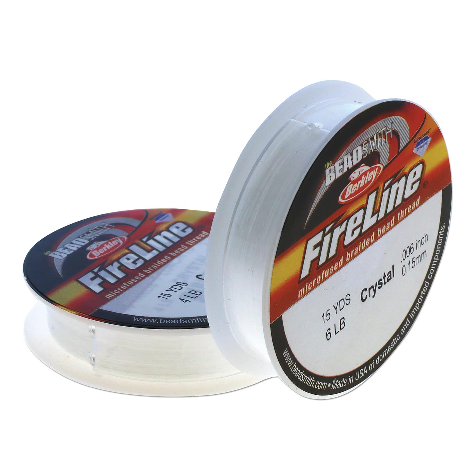 FireLine Braided Beading Thread Pack, 4-6-8lb Test Weights, Three 15 Yard Spools, Smoke Gray, Adult Unisex, Size: One Size