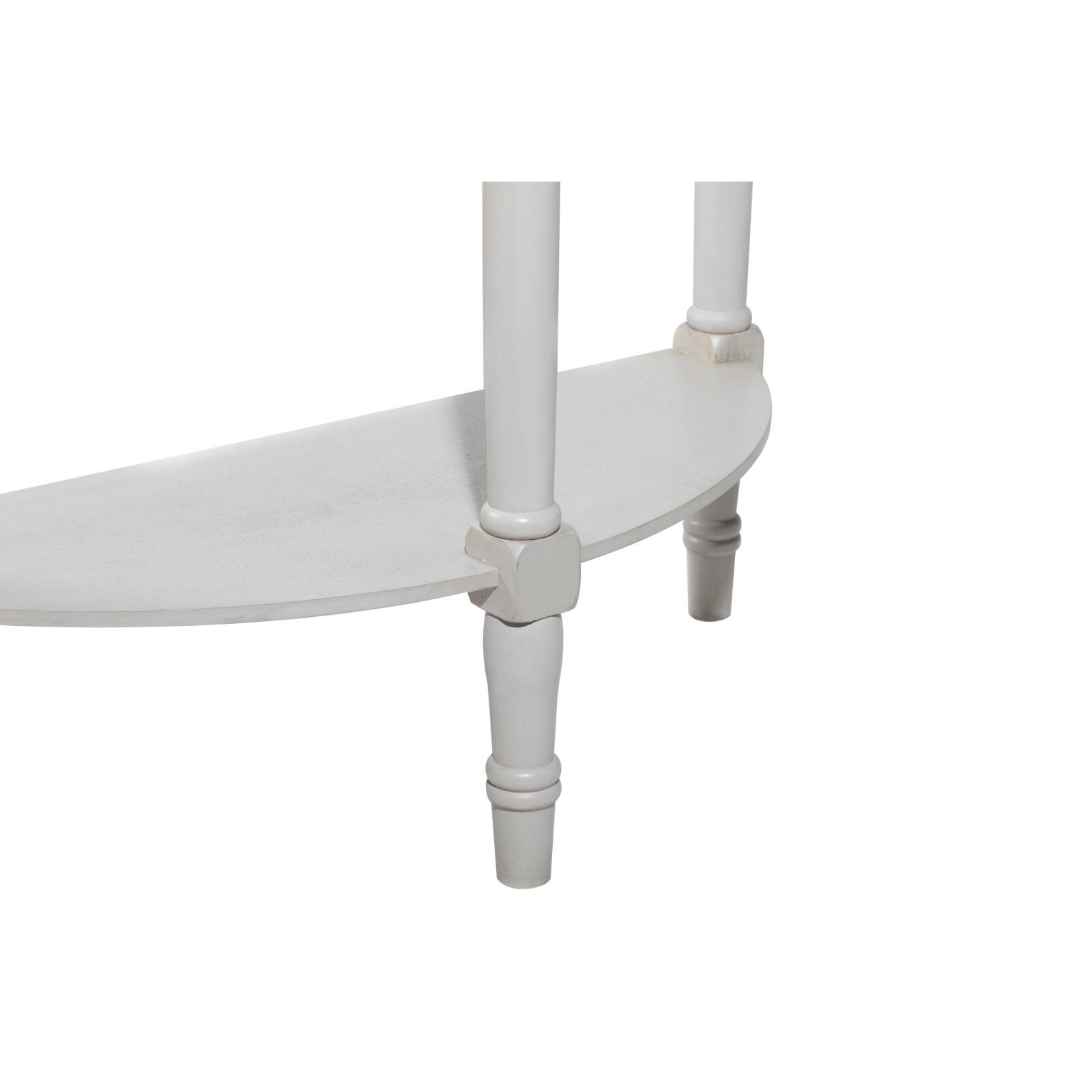 32" Light Gray Traditional Wooden Console Table