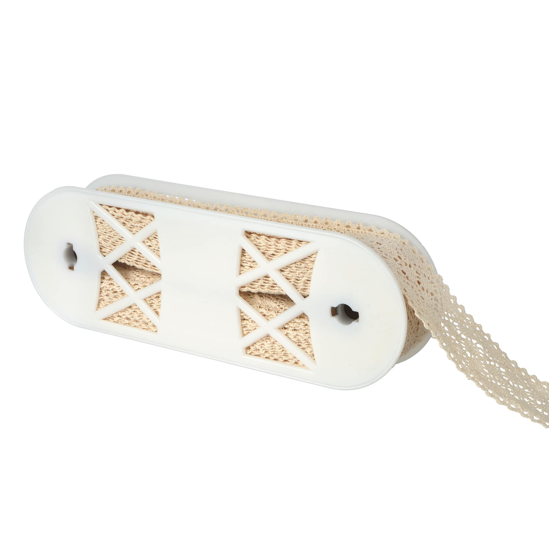1.7&#x22; Scalloped Ivory Crochet Lace Trim by Celebrate It&#xAE;