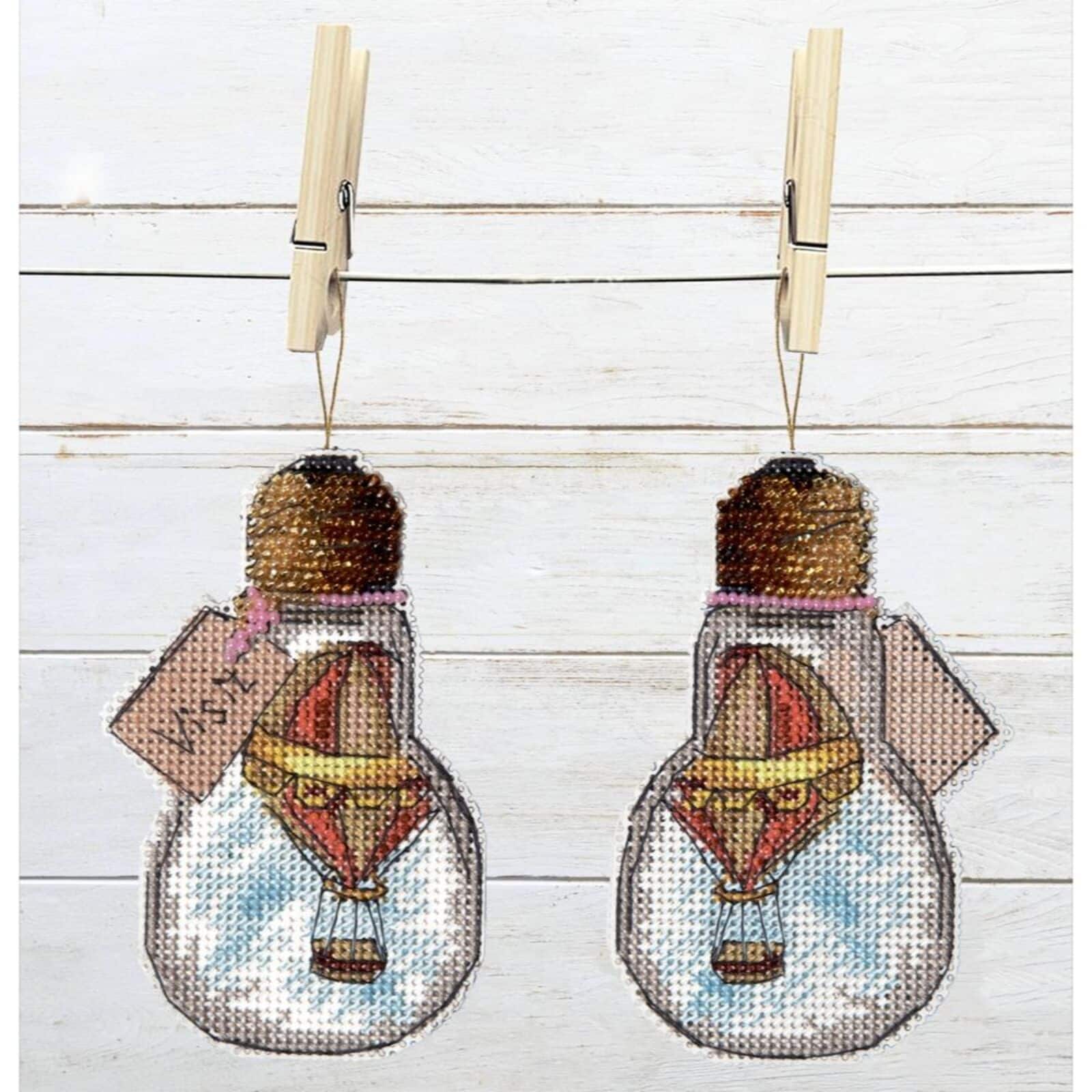 Crystal Art Plastic Canvas Counted Cross Stitch Kit Travel