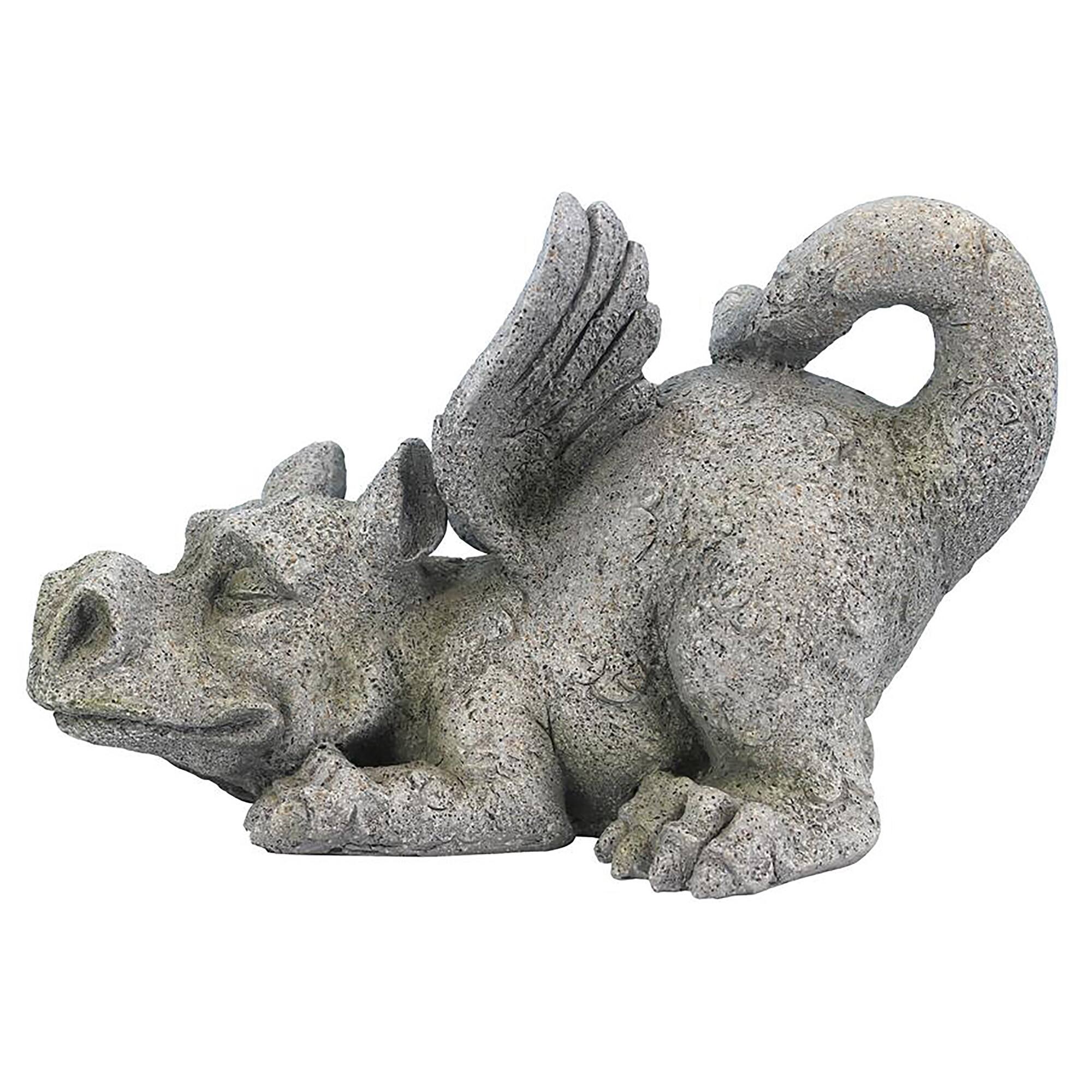 Design Toscano 14&#x22; Pounce the Mischievous Gothic Dragon Statue