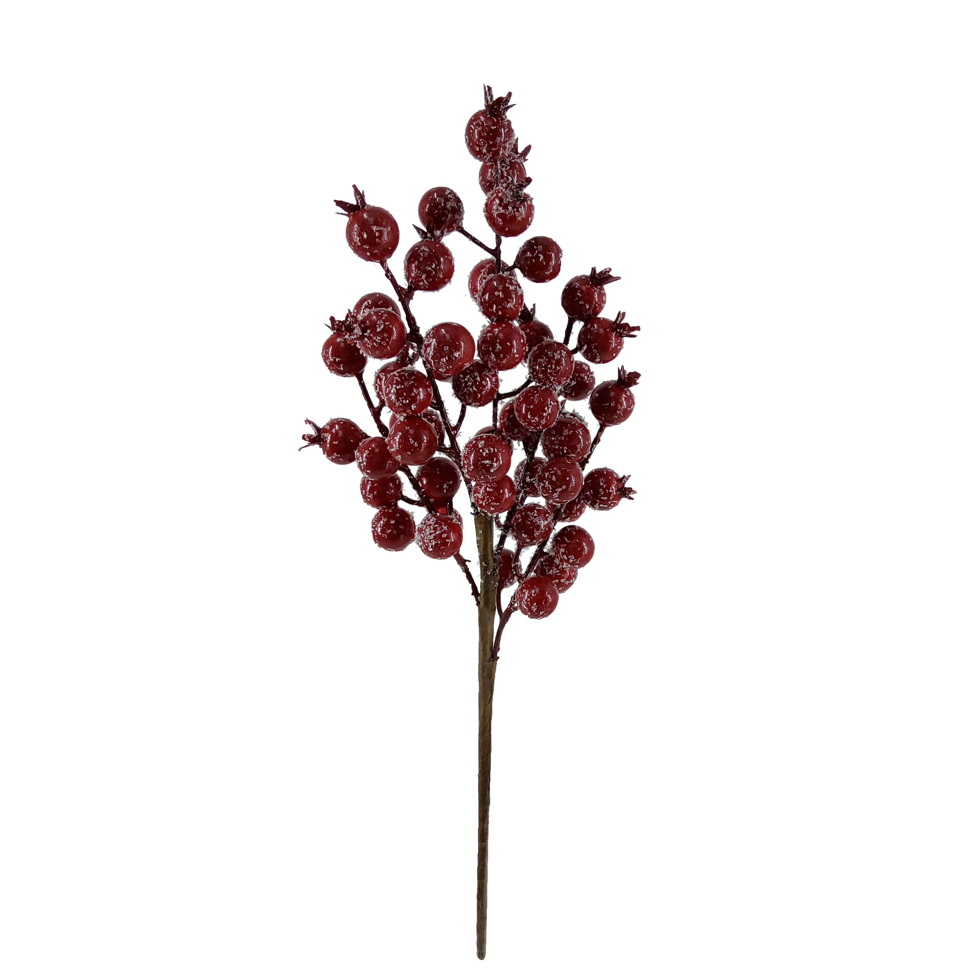 13&#x22; Dark Red Iced Berry Pick by Ashland&#xAE;