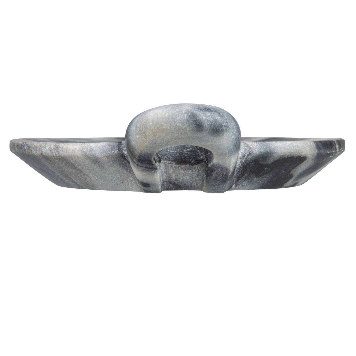 Hello Honey® Hand-Carved Marble Dish with Handle