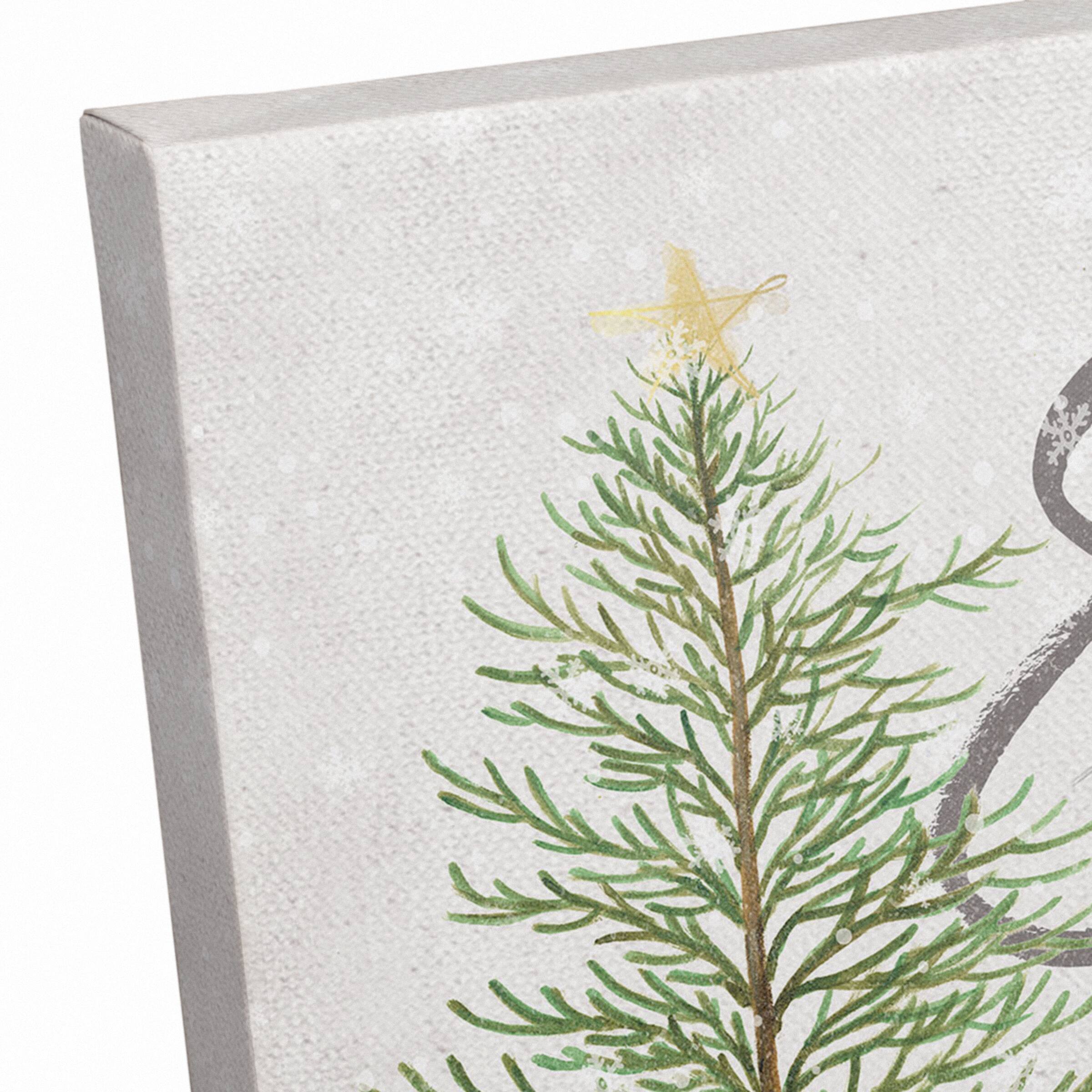 Let It Snow Canvas Wall Art