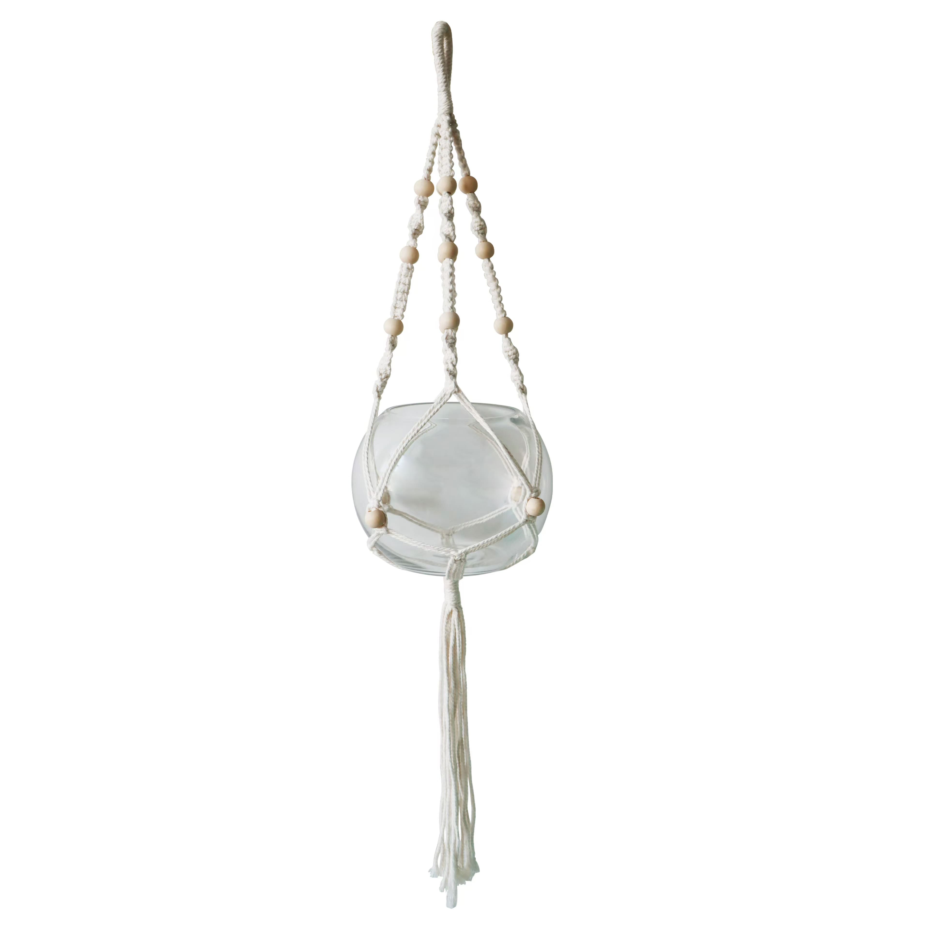 3ft. Glass Bowl Macrame Hanger by Ashland&#xAE;