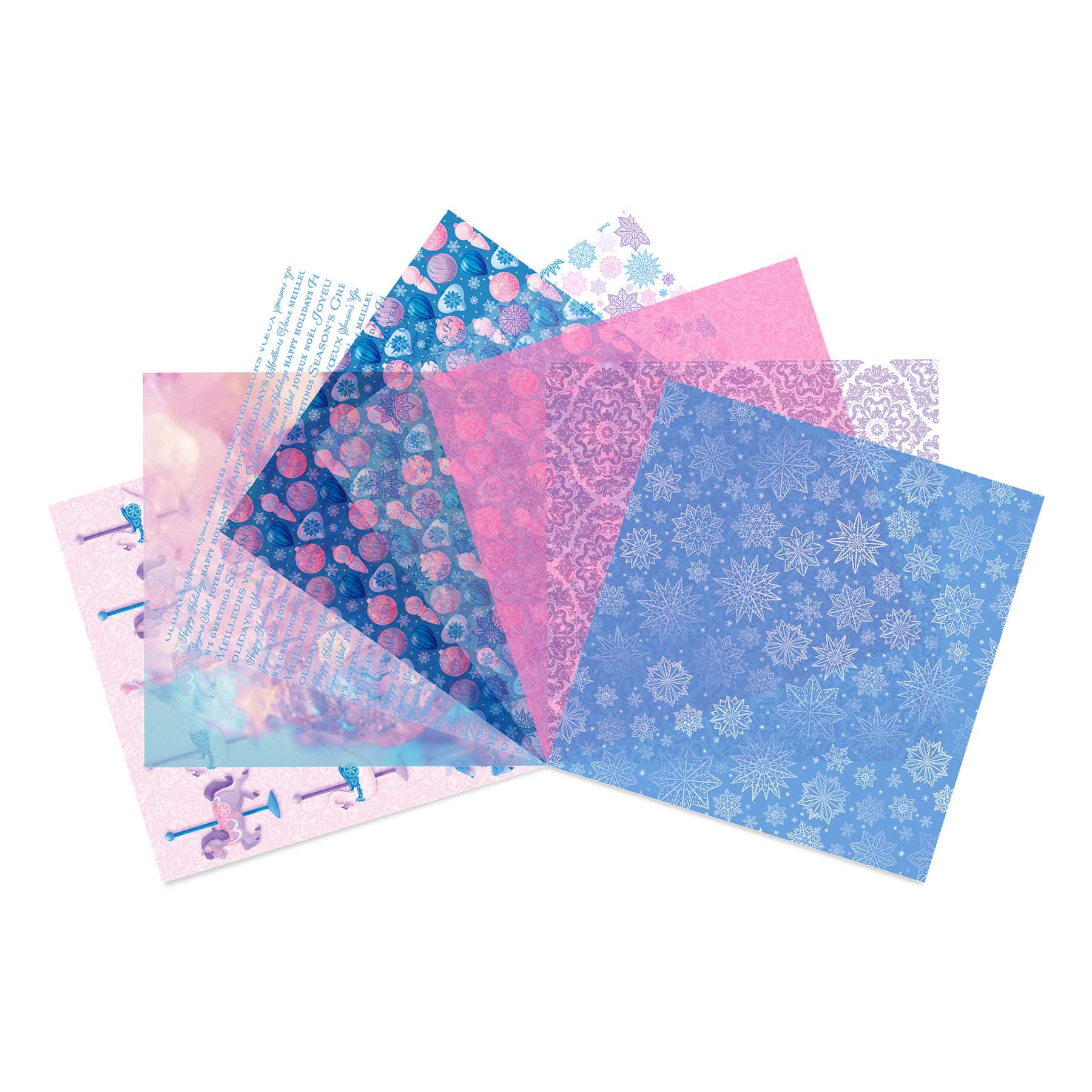 6&#x22; x 6&#x22; Frosted Fairytale Vellum &#x26; Acetate Paper Pad, 16 Sheets by Recollections&#x2122;