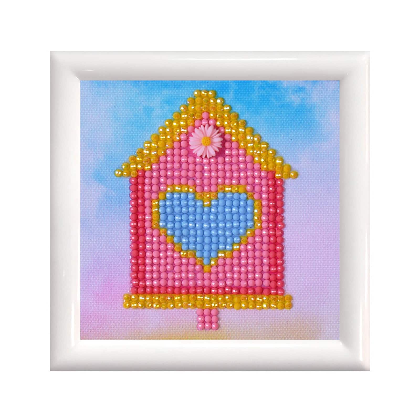 Diamond Dotz® Beginner Home Sweet Home with Frame Diamond Facet Art Kit