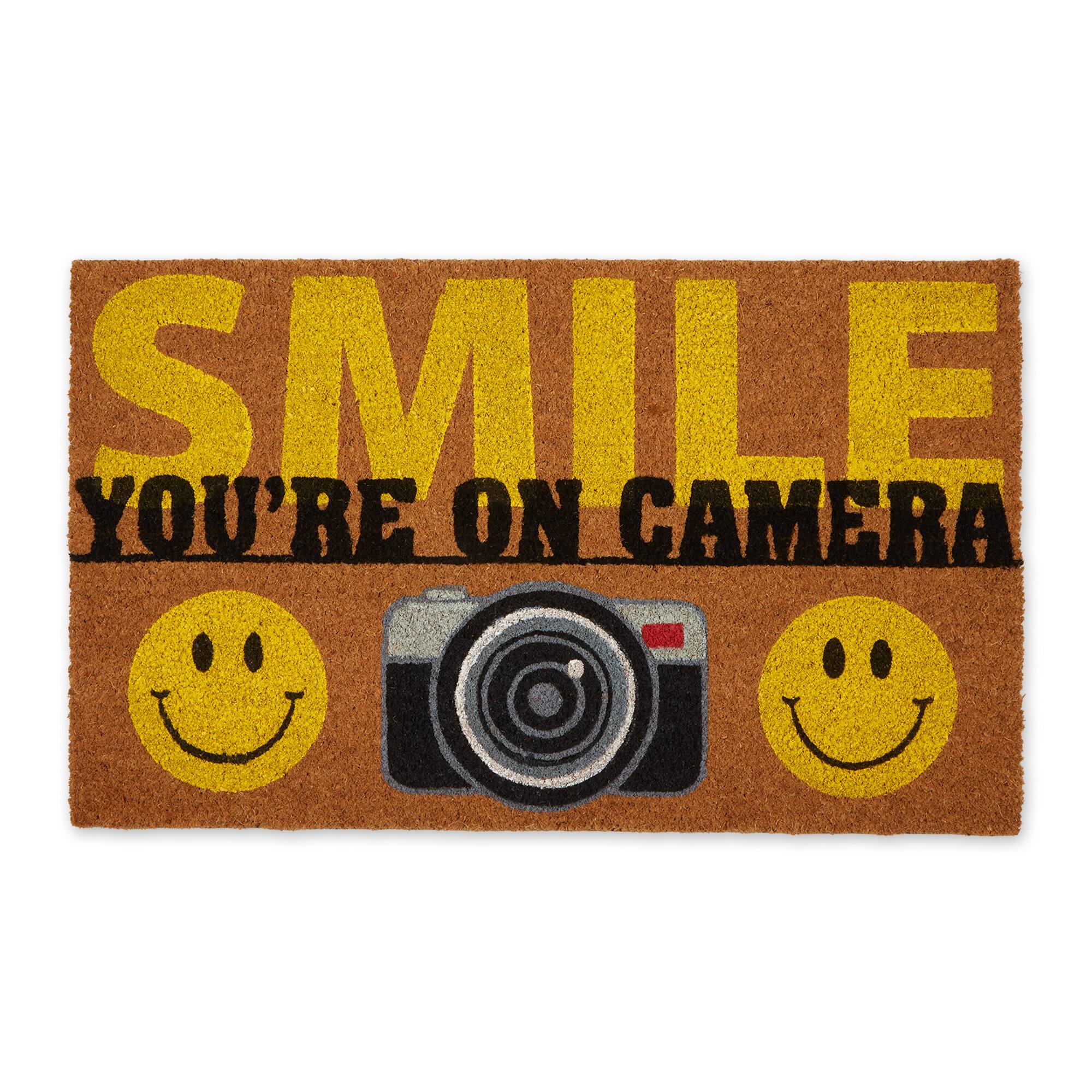 DII® Smile You're On Camera Doormat