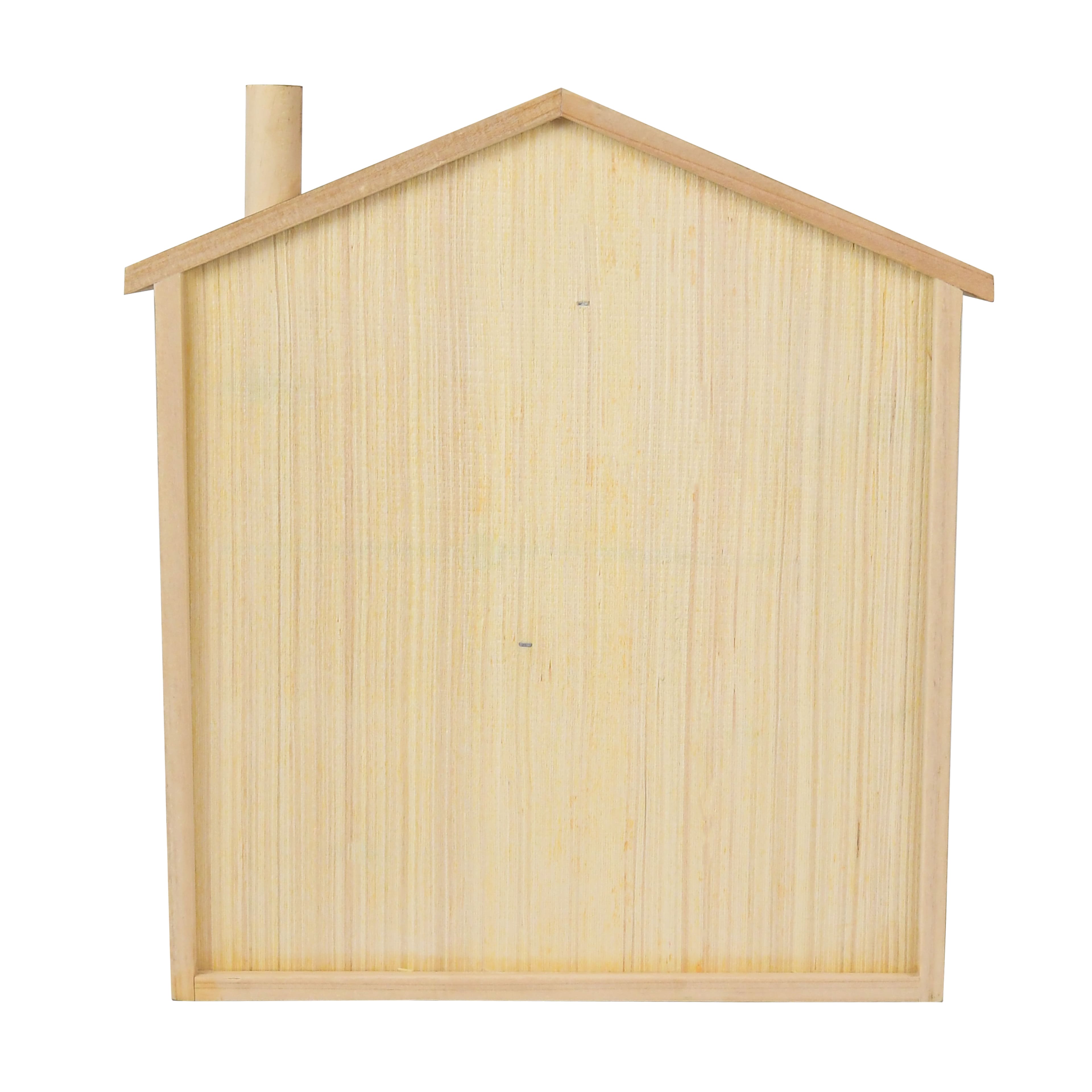 12.75&#x22; Natural Wood House Tabletop Cubby by Ashland&#xAE;