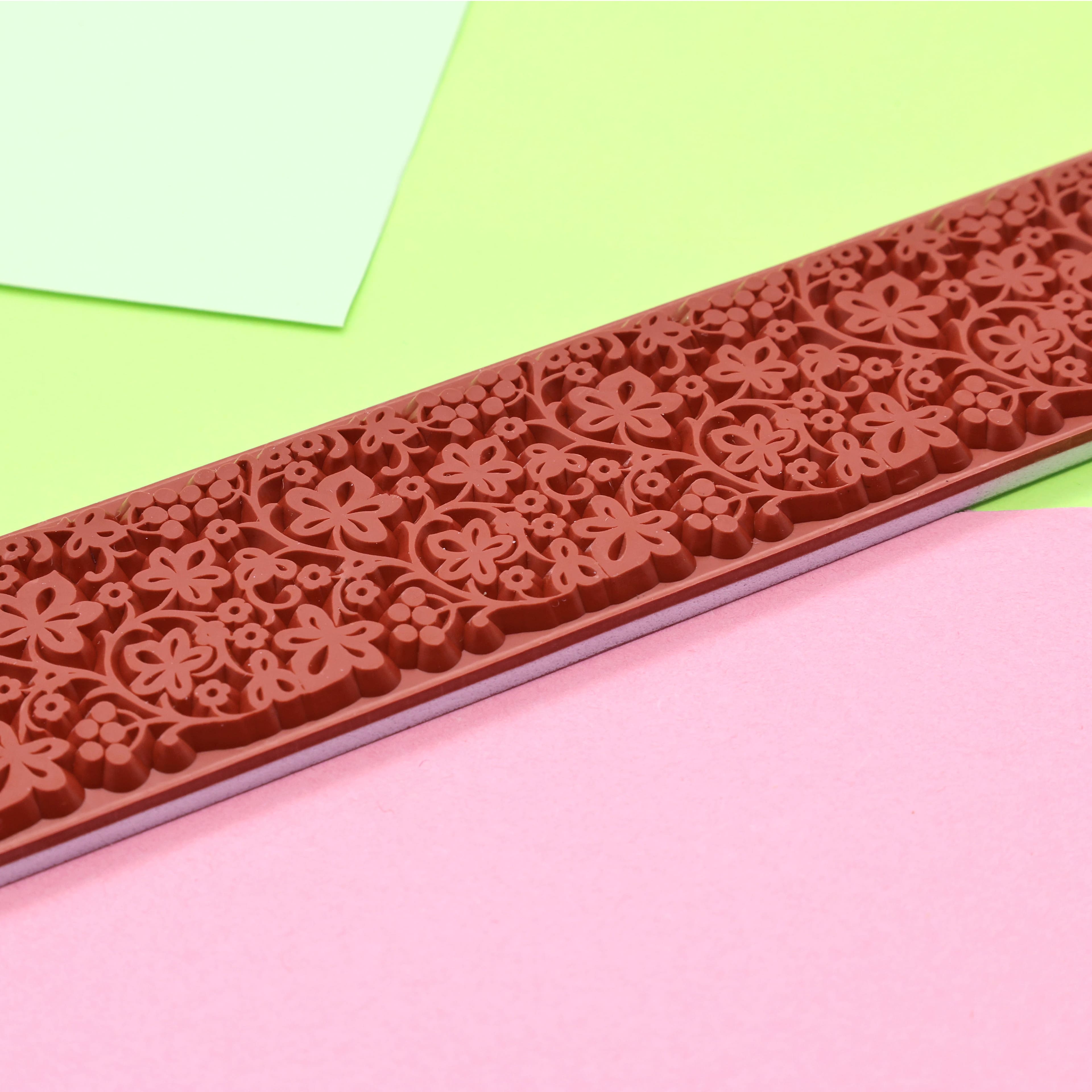 Floral & Foliage Border Cling Stamps, 4ct. by Recollections™