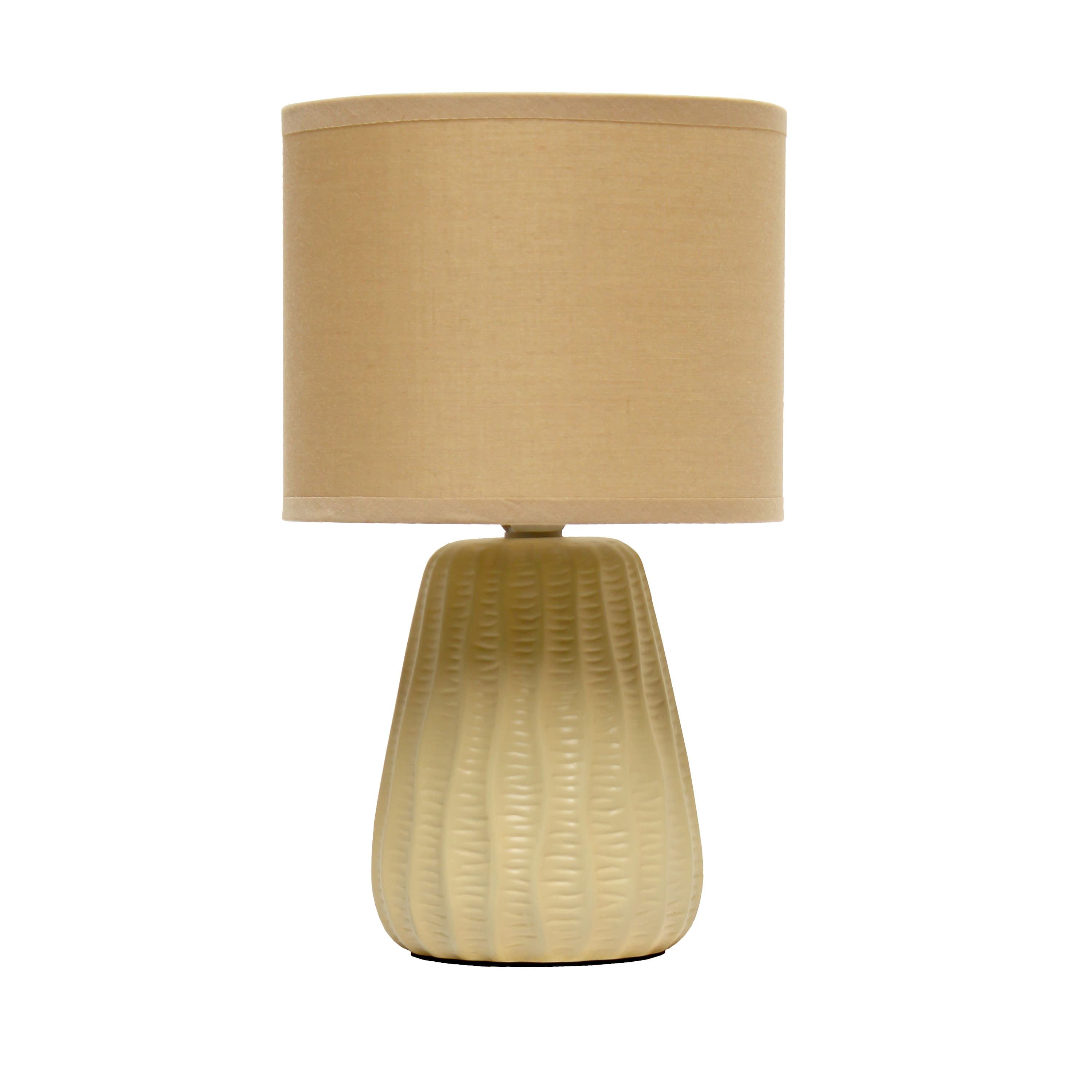 Simple Designs 11" Mini Ceramic Pastel Table Lamp