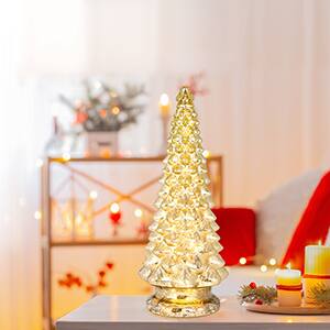 Mr. Christmas 20" Mercury Glass Tree with Twinkling Lights