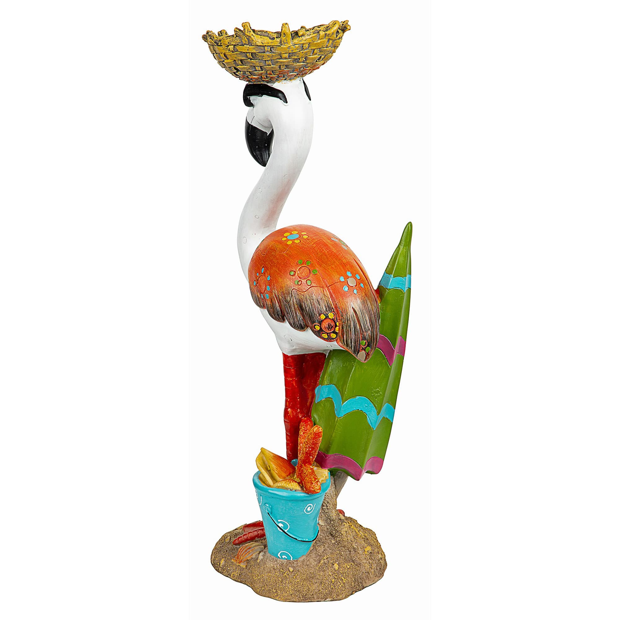 Luau Larry the Pale Pink Flamingo Garden Statue