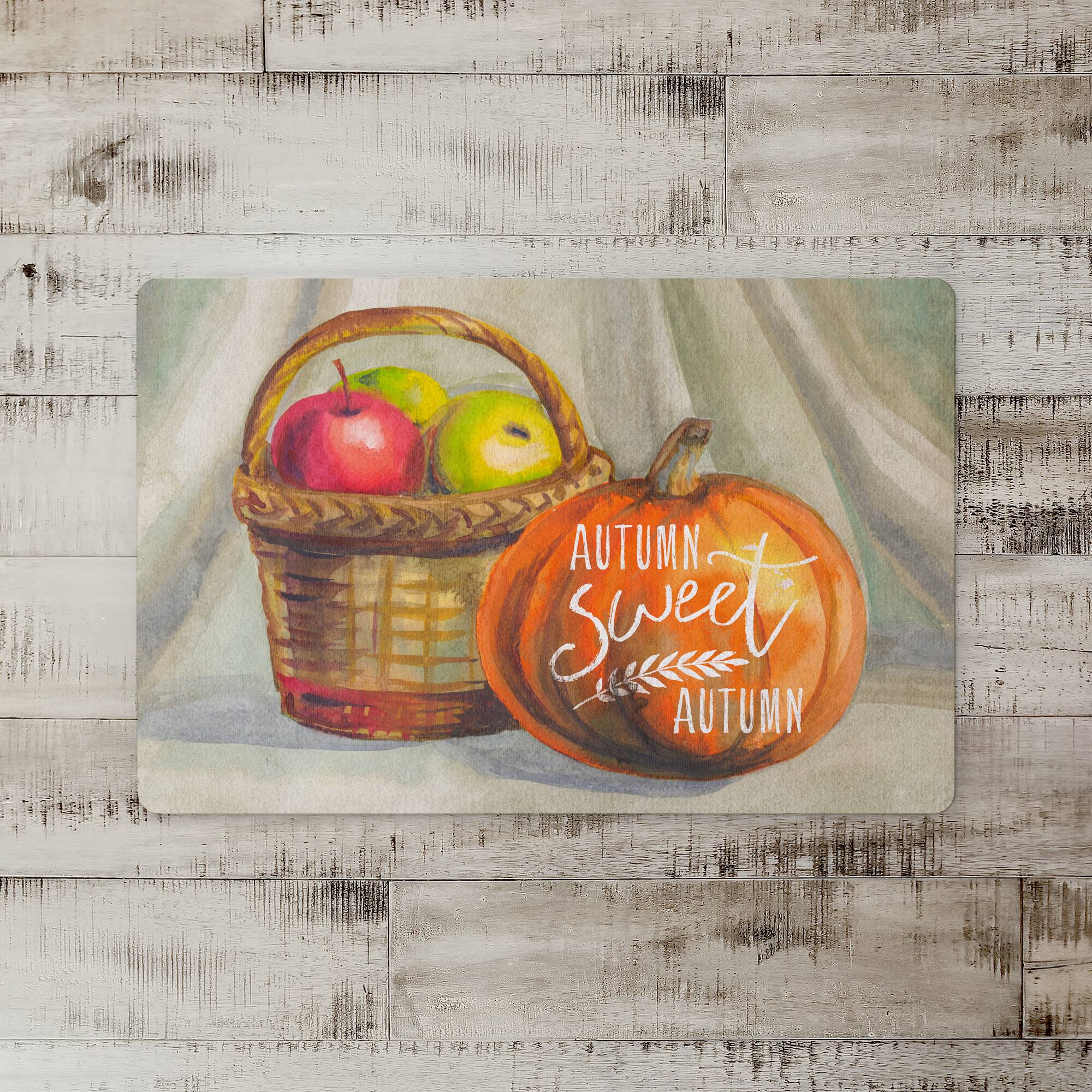 Autumn Sweet Autumn Floor Mat