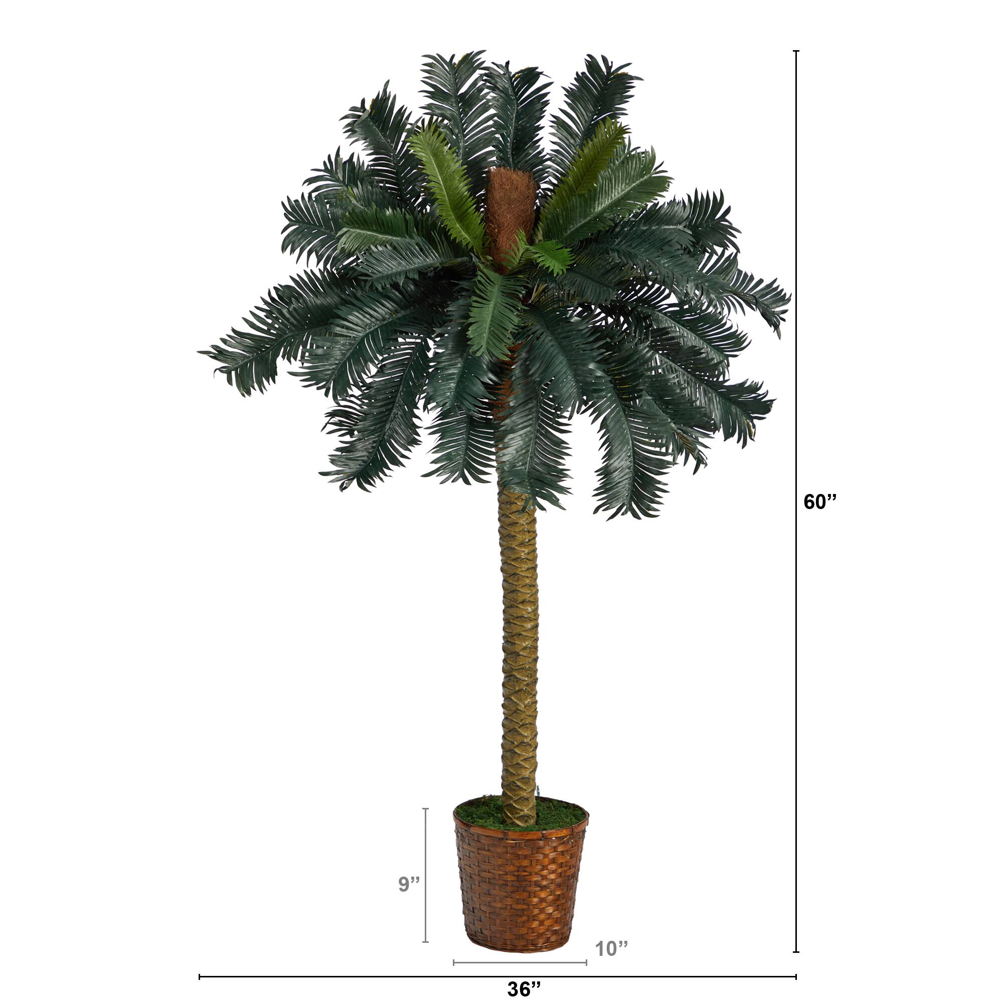 5ft. Sago Palm Artificial Tree in Basket Trees & Floor Plants Michaels