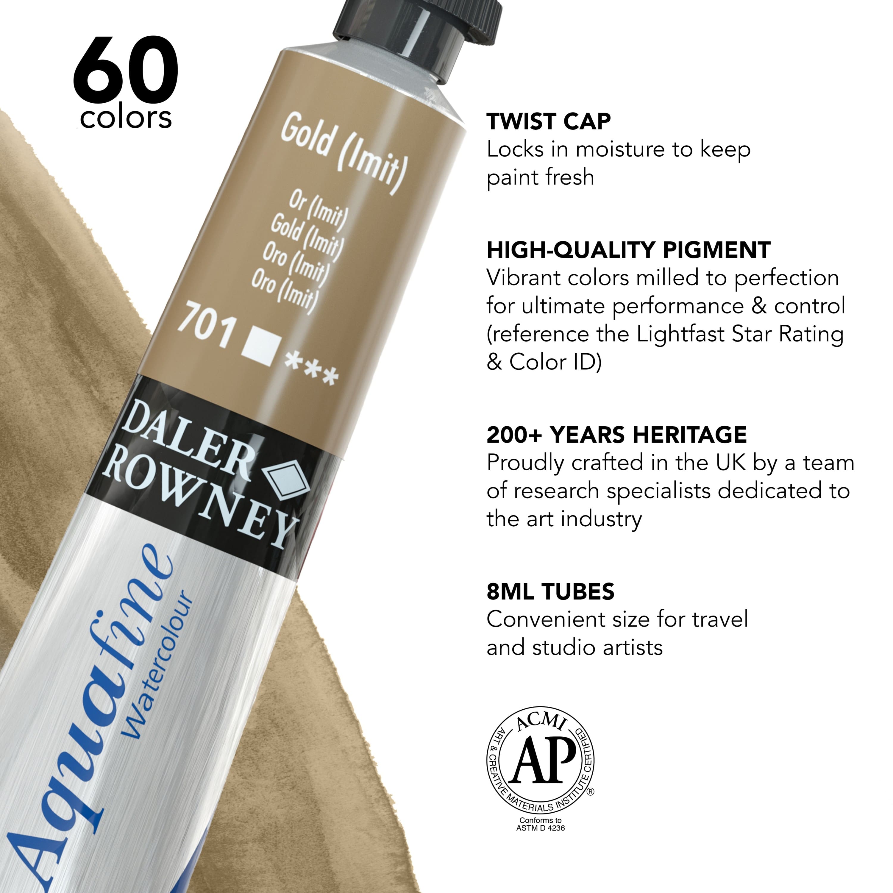 Daler-Rowney&#xAE; Aquafine Watercolour Paint, 8mL