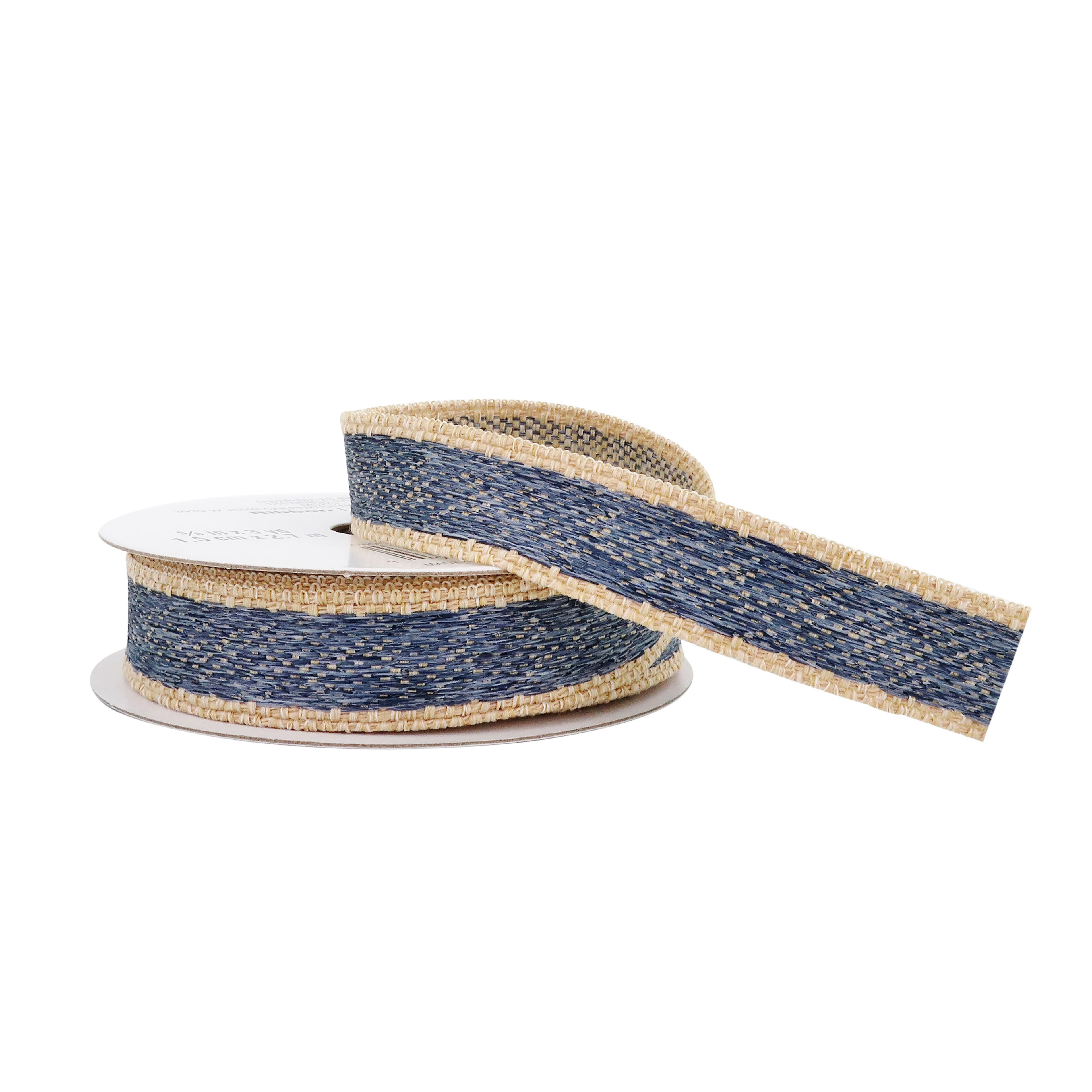 12 Pack: 5/8'' x 3yd. Contrast Edge Ribbon by Celebrate It®